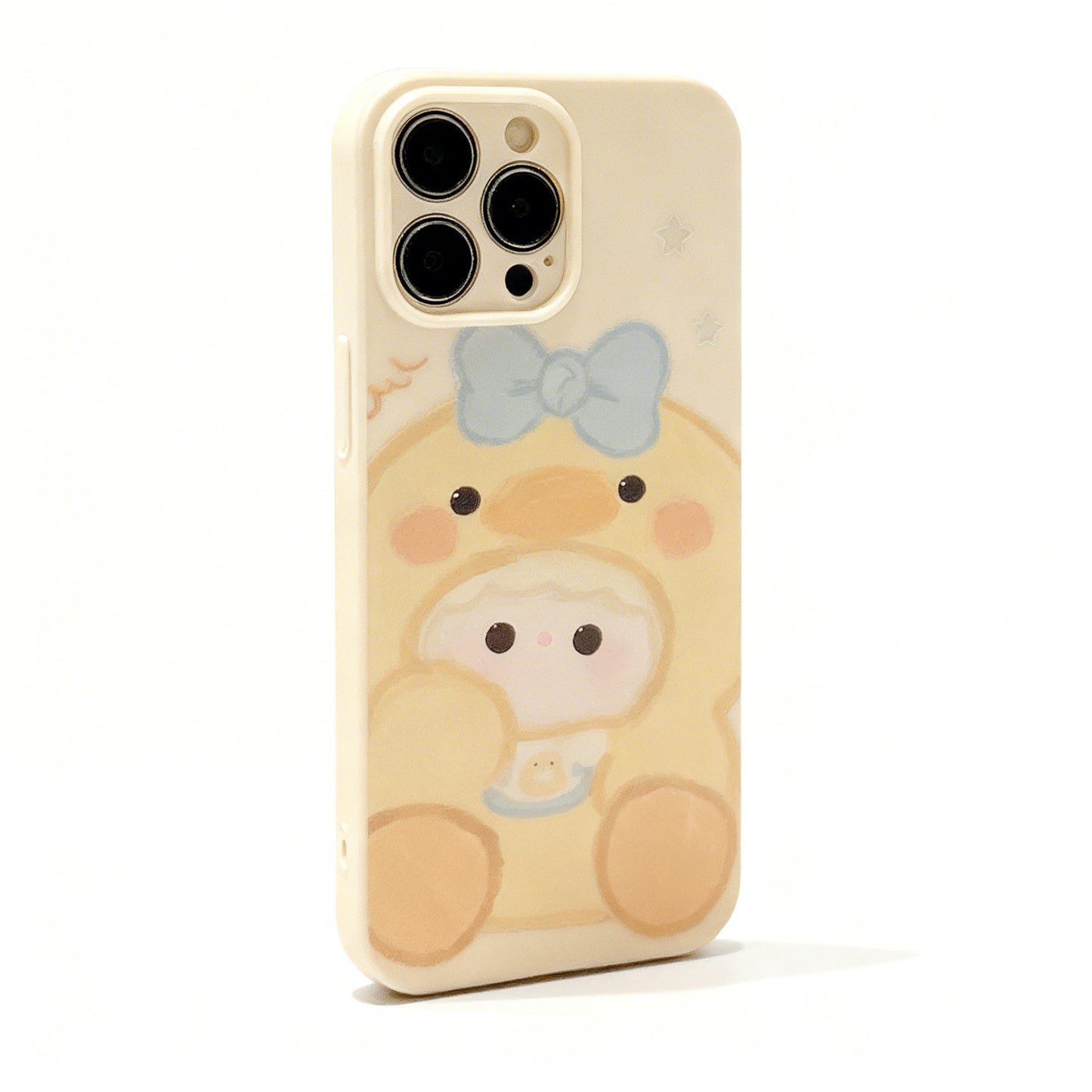Cute Yellow Duck Soft Phone Case for iPhone