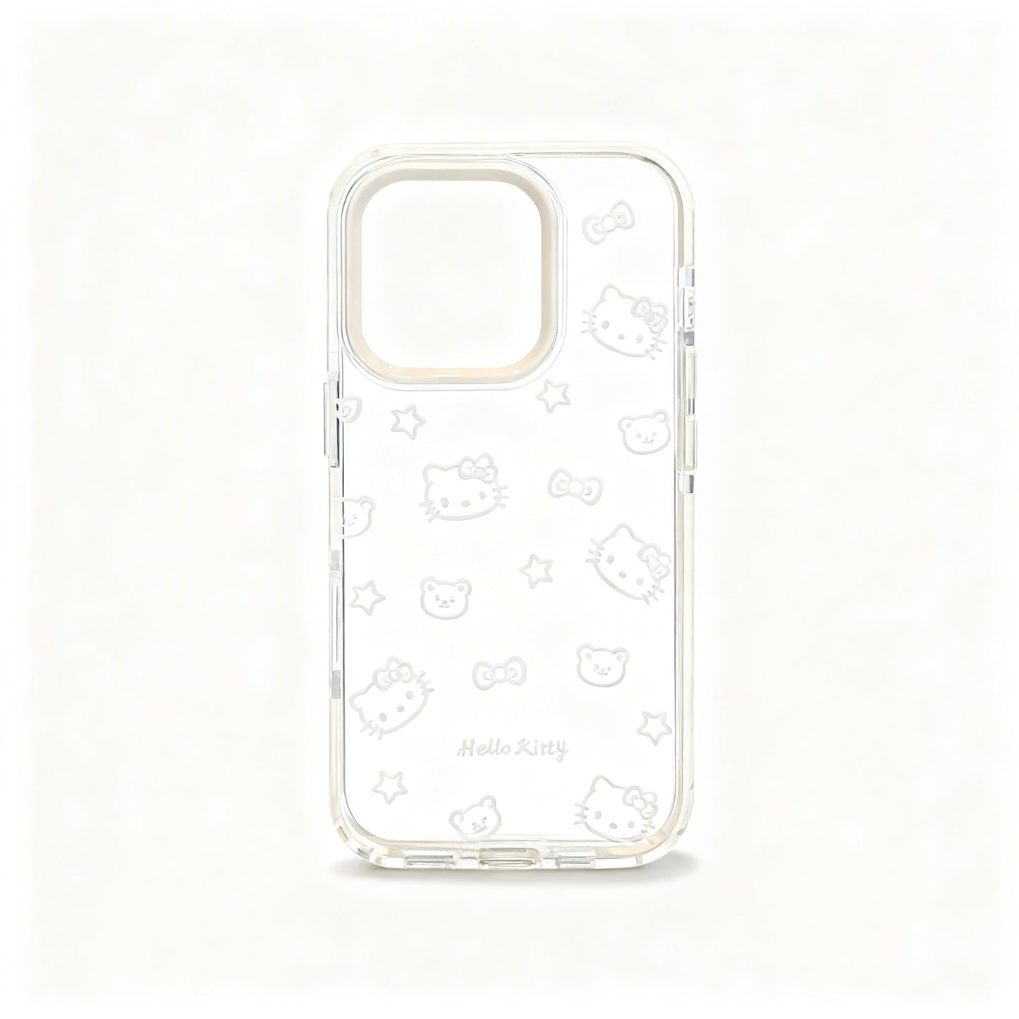 Transparent Cat Outline Soft Phone Case for iPhone