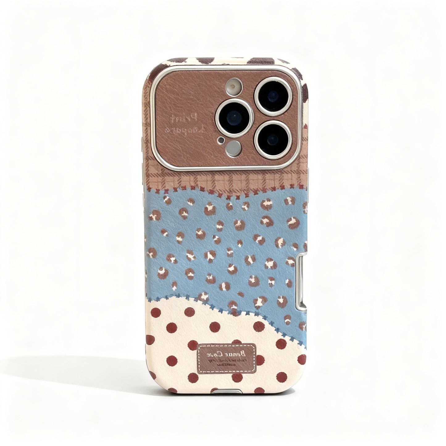 Vintage Leopard Print Shockproof Phone Case for iPhone