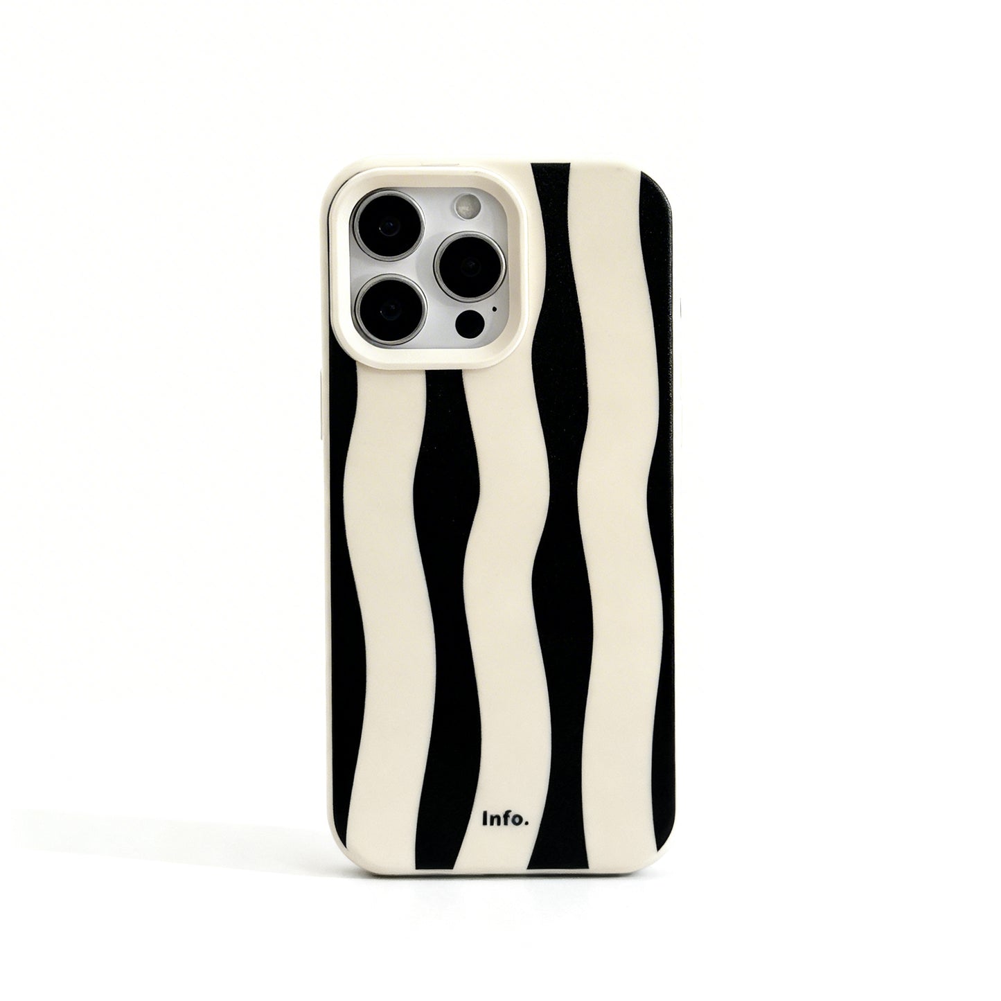 Vintage Zebra Stripe Shockproof Phone Case for iPhone