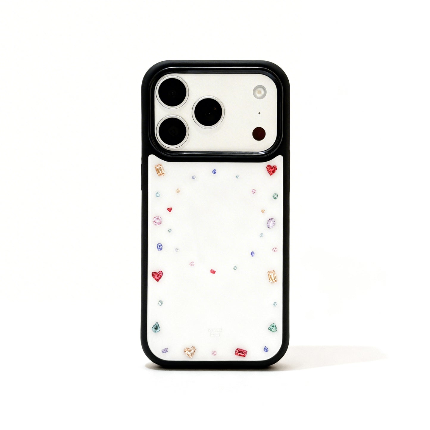 Colorful Gem Mirror Magnetic Stand Phone Case for iPhone