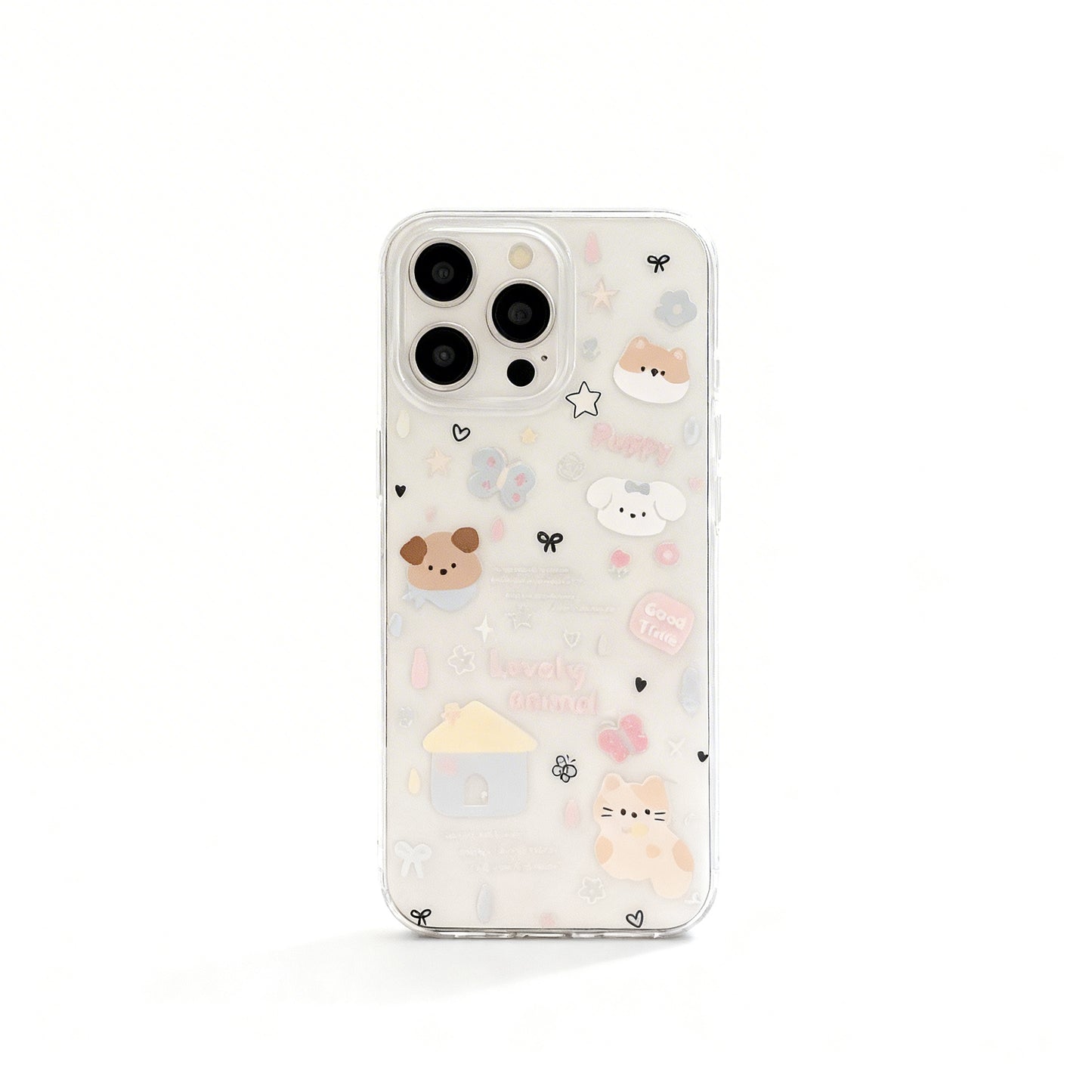 Cute Cartoon Dog Soft Phone Case for iPhone