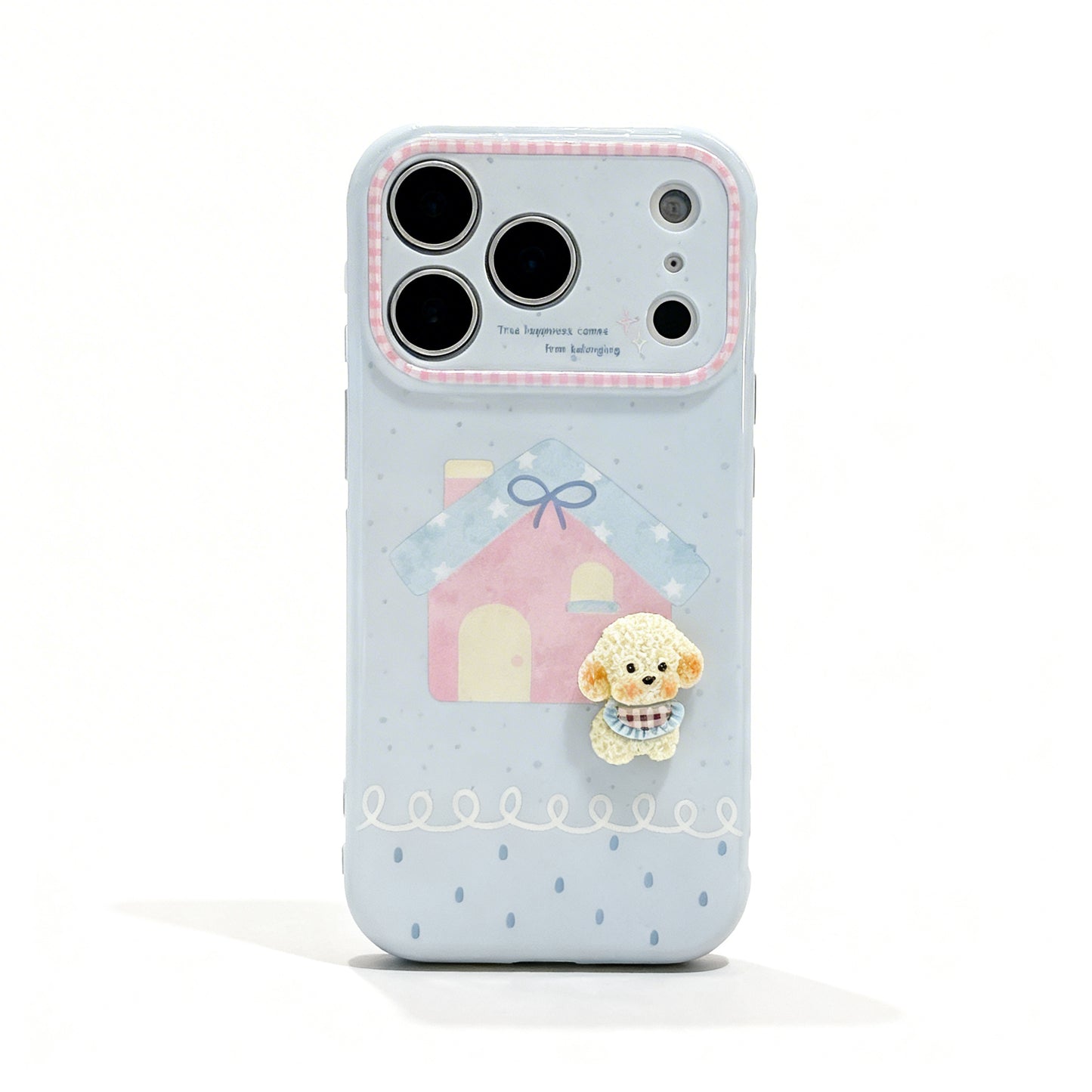 Cute 3D Dog Design Soft Phone Case for iPhone