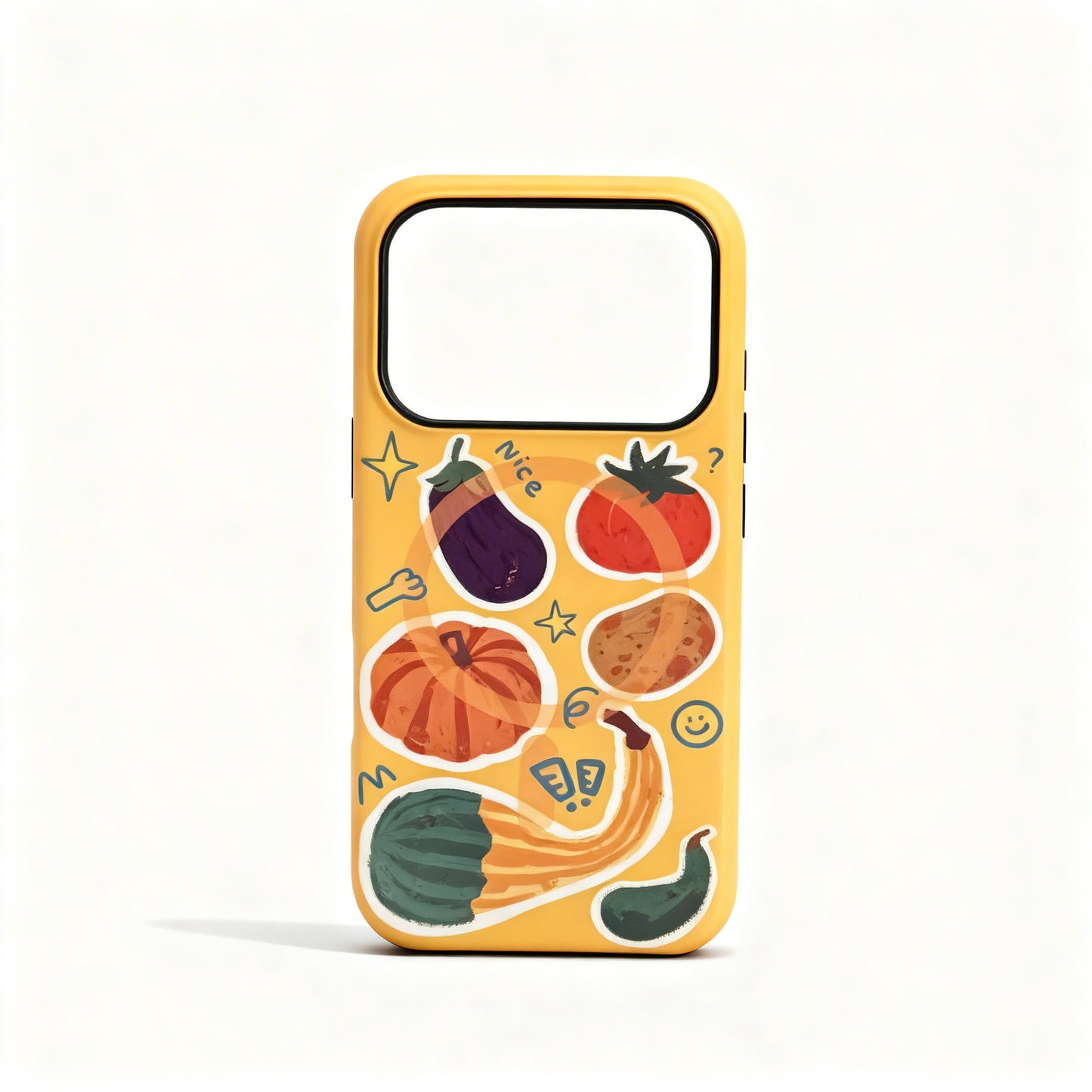 Orange Pumpkin Magnetic Stand Phone Case for iPhone