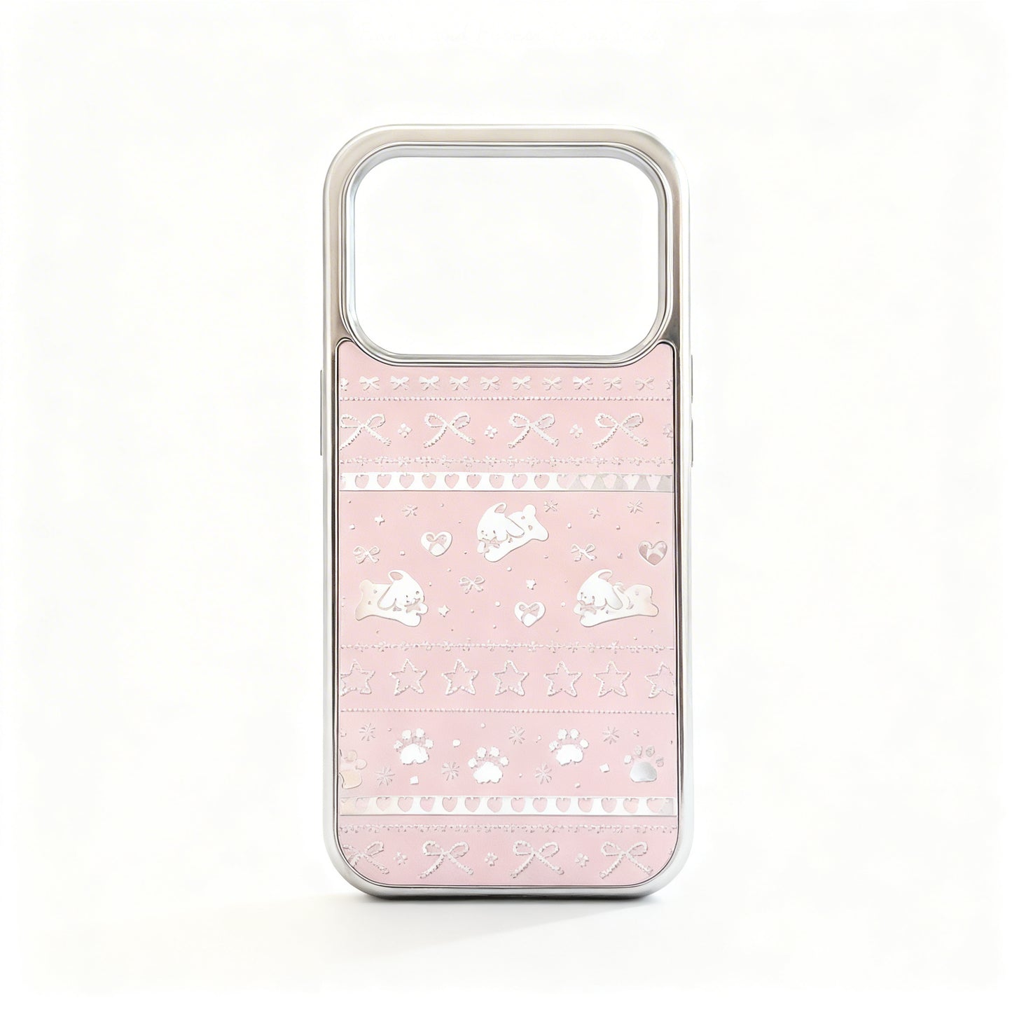Cute Pink Bunny Glossy Phone Case for iPhone