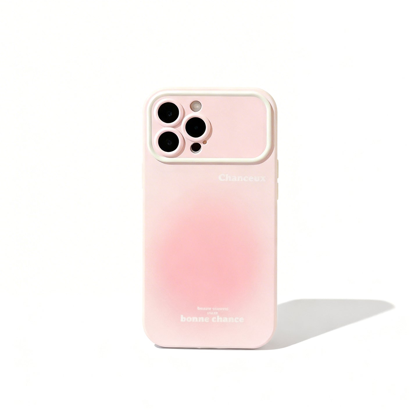Pink Gradient Cute Soft Phone Case for iPhone