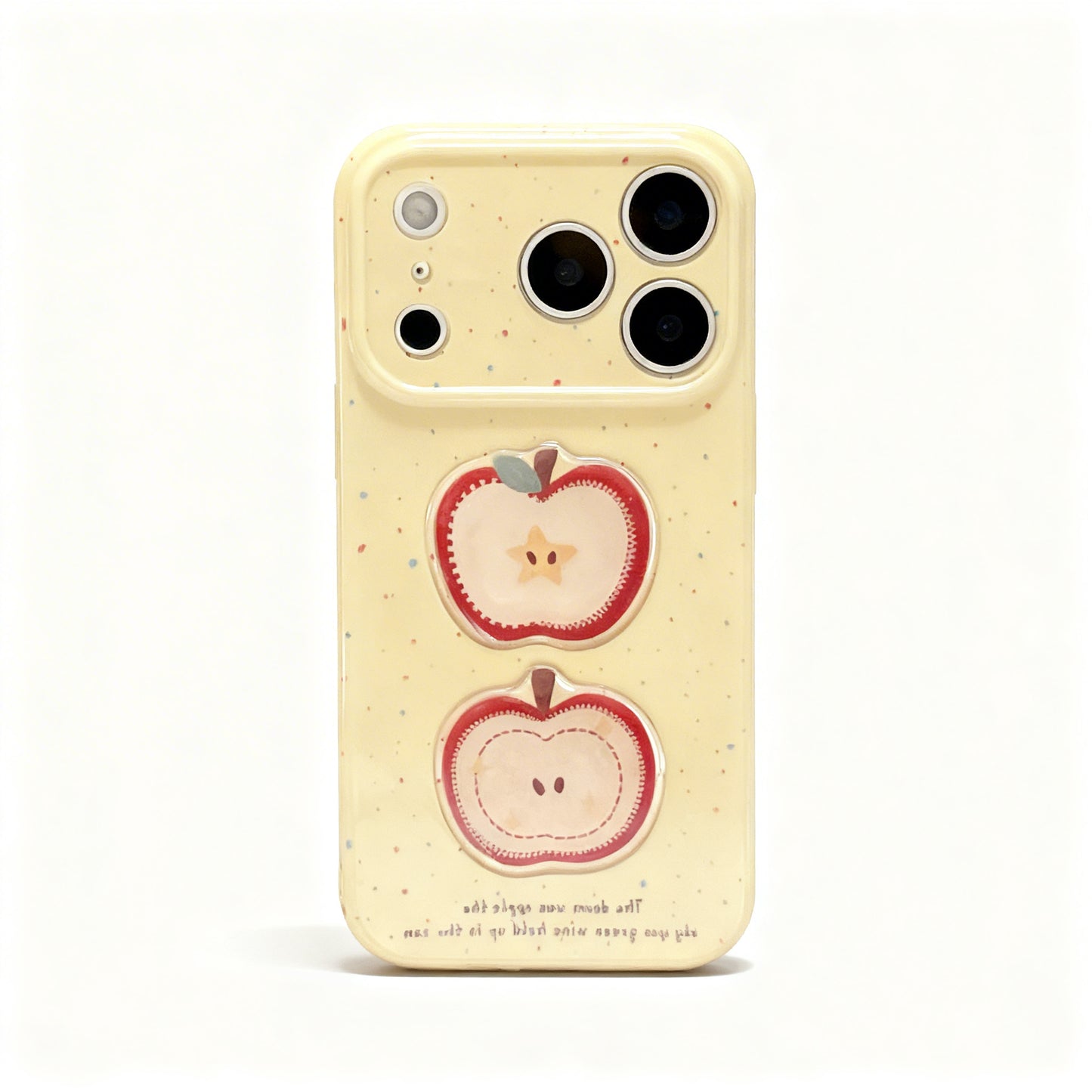Red Apple 3D Glossy Phone Case for iPhone