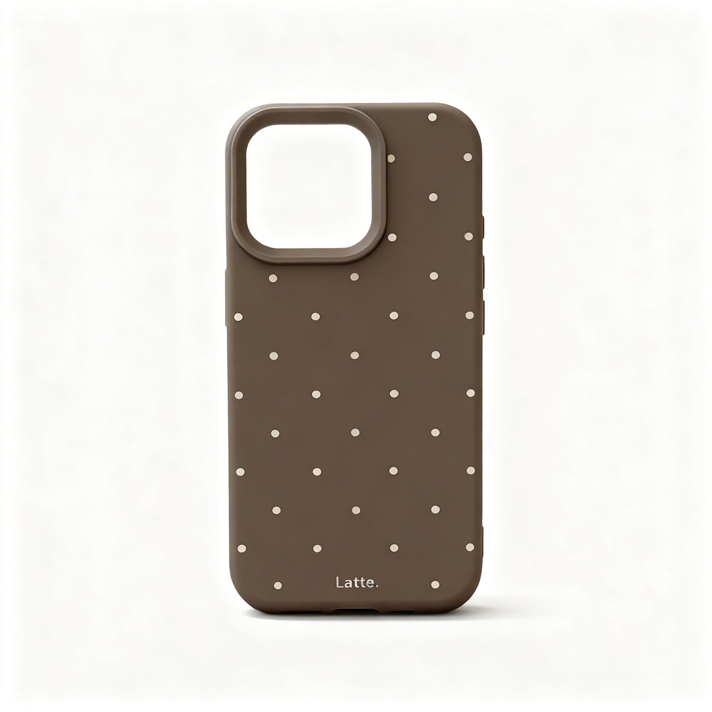 Vintage Cream Polka Dot Soft Phone Case with Stand for iPhone