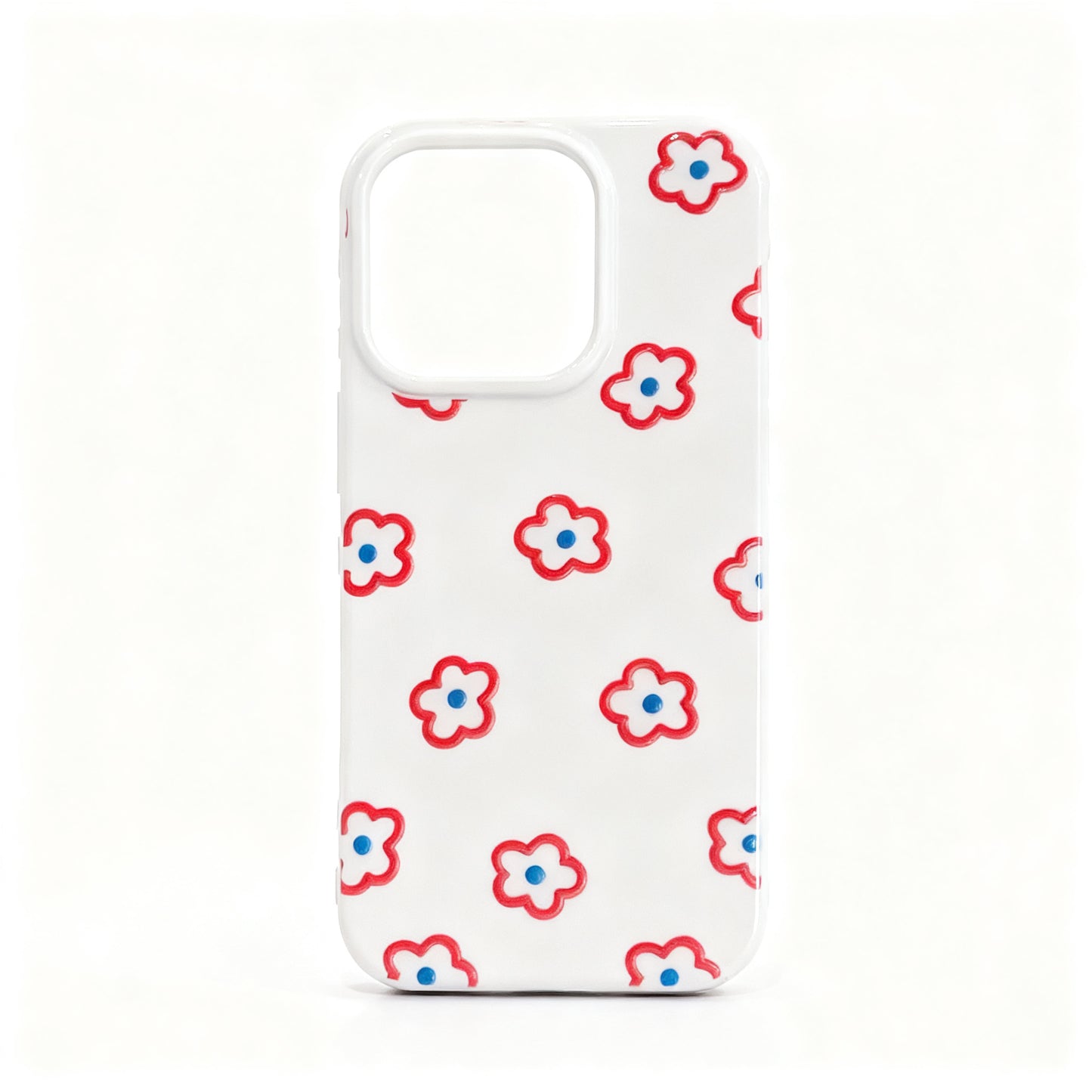 Pink Floral Stand Phone Case for iPhone