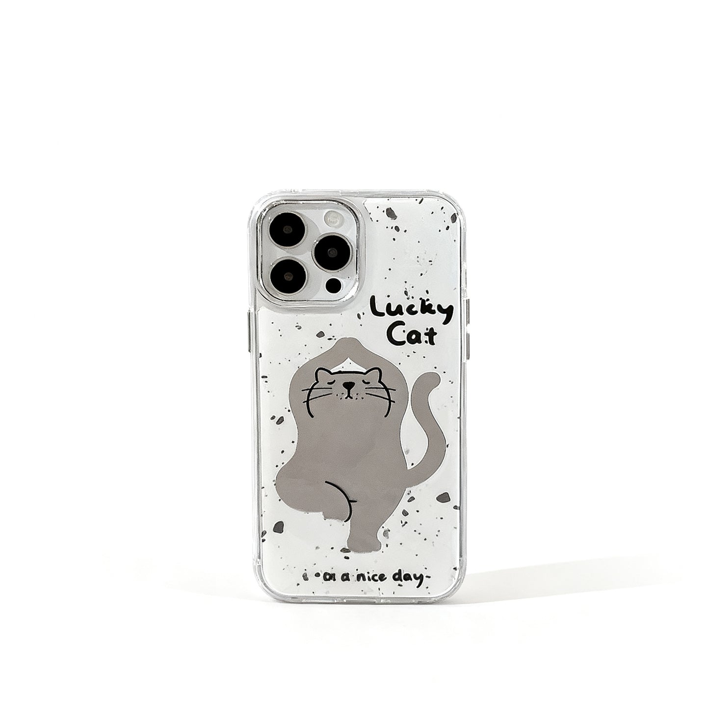 Cute Yoga Cat Glossy Phone Case for iPhone