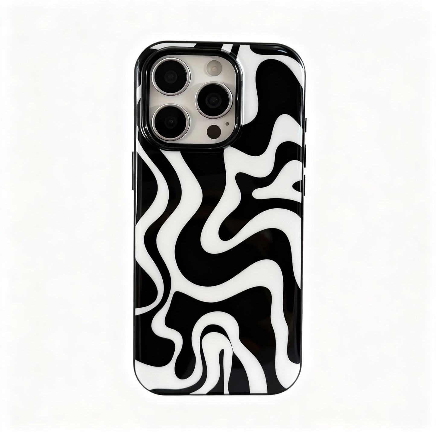 Colorful Abstract Geometric Soft Phone Case for iPhone