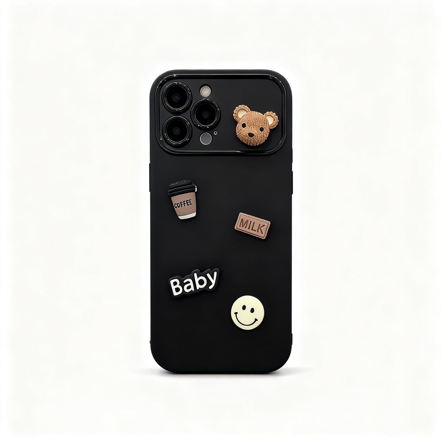 Cute 3D Bear Soft Phone Case for iPhone