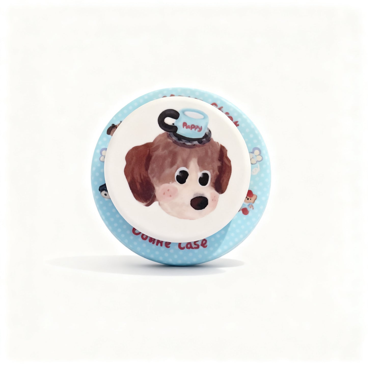Colorful Dog Print Magnetic Stand Phone Case for iPhone