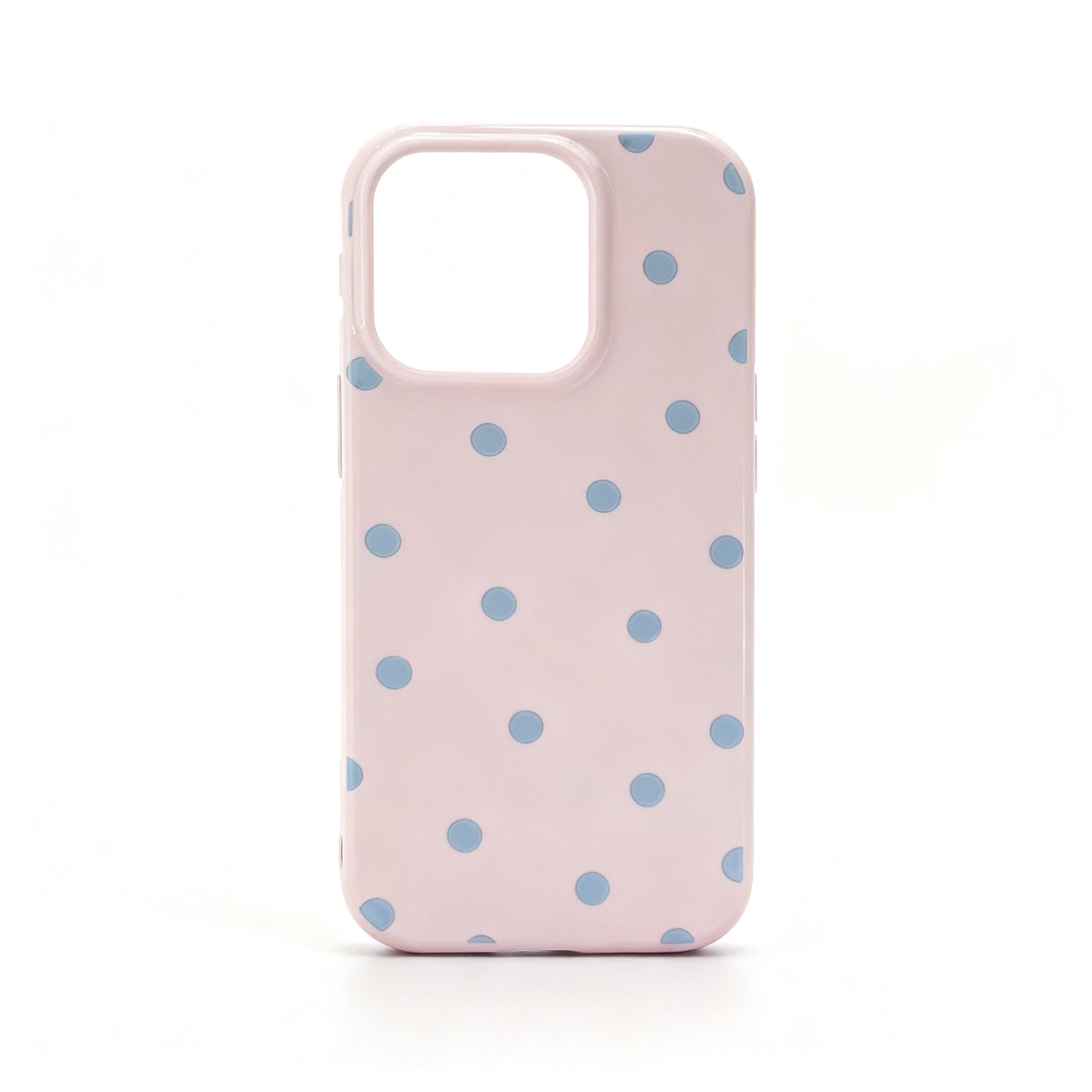 Soft Pink Polka Dot Phone Case for iPhone