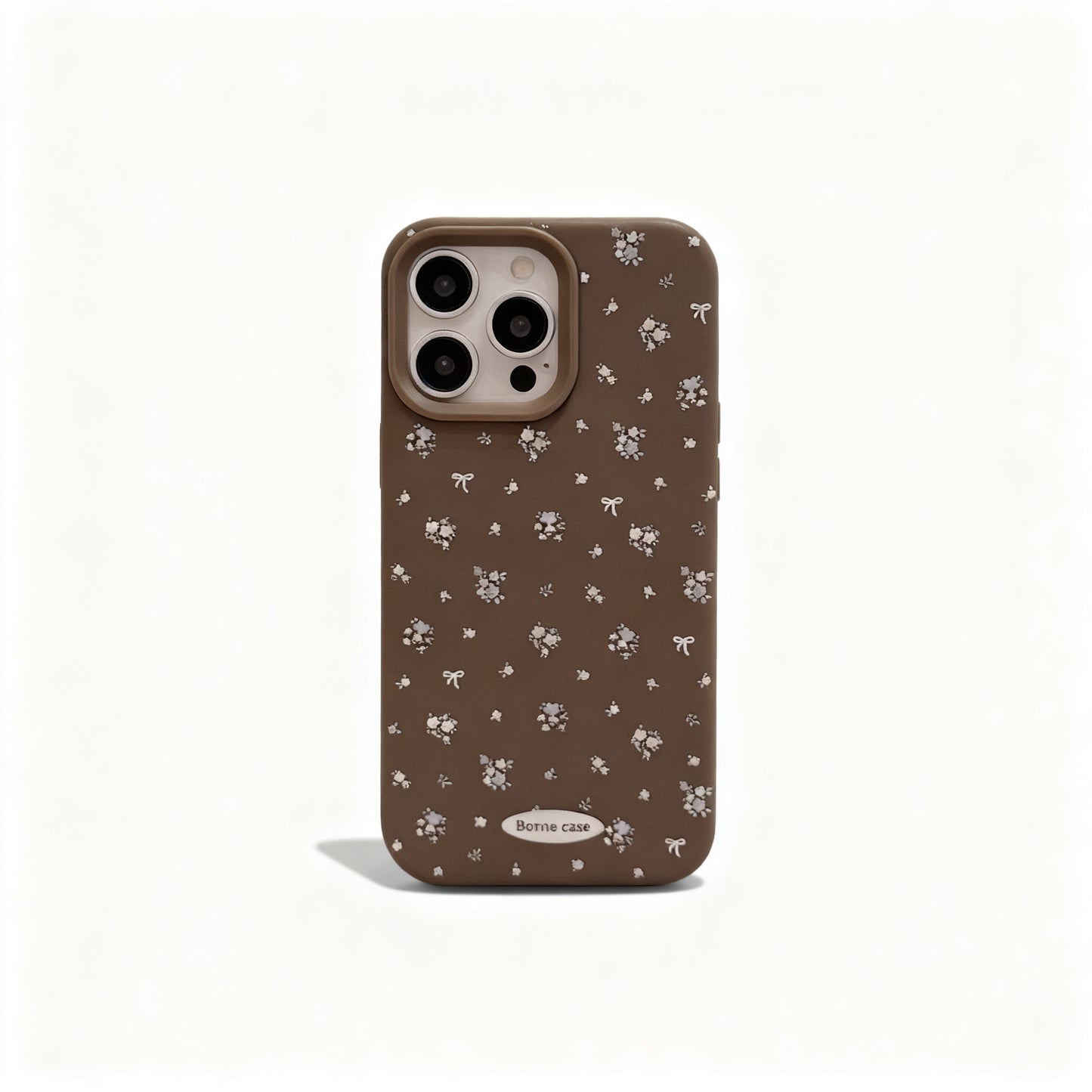 Vintage Floral Soft Phone Case for iPhone