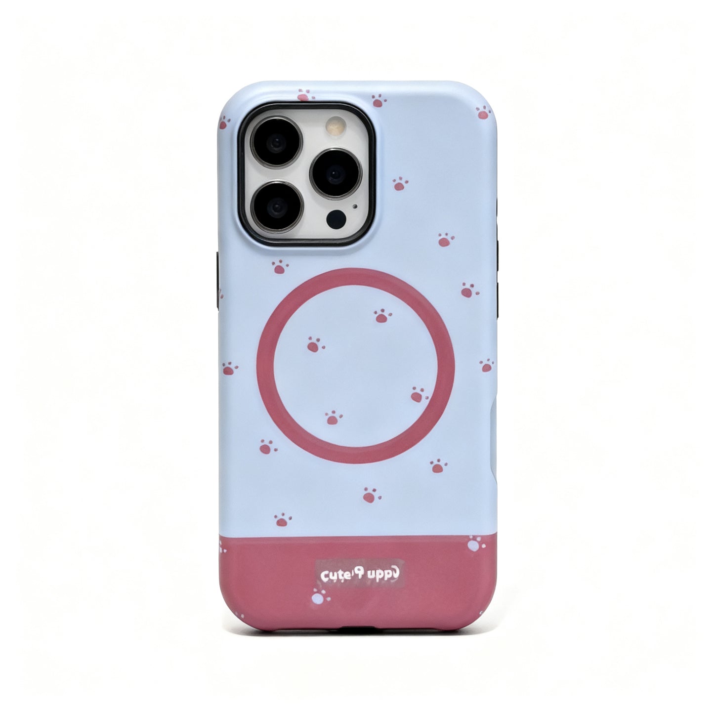 Cute Winter Dog Cartoon Magnetic Phone Case for iPhone