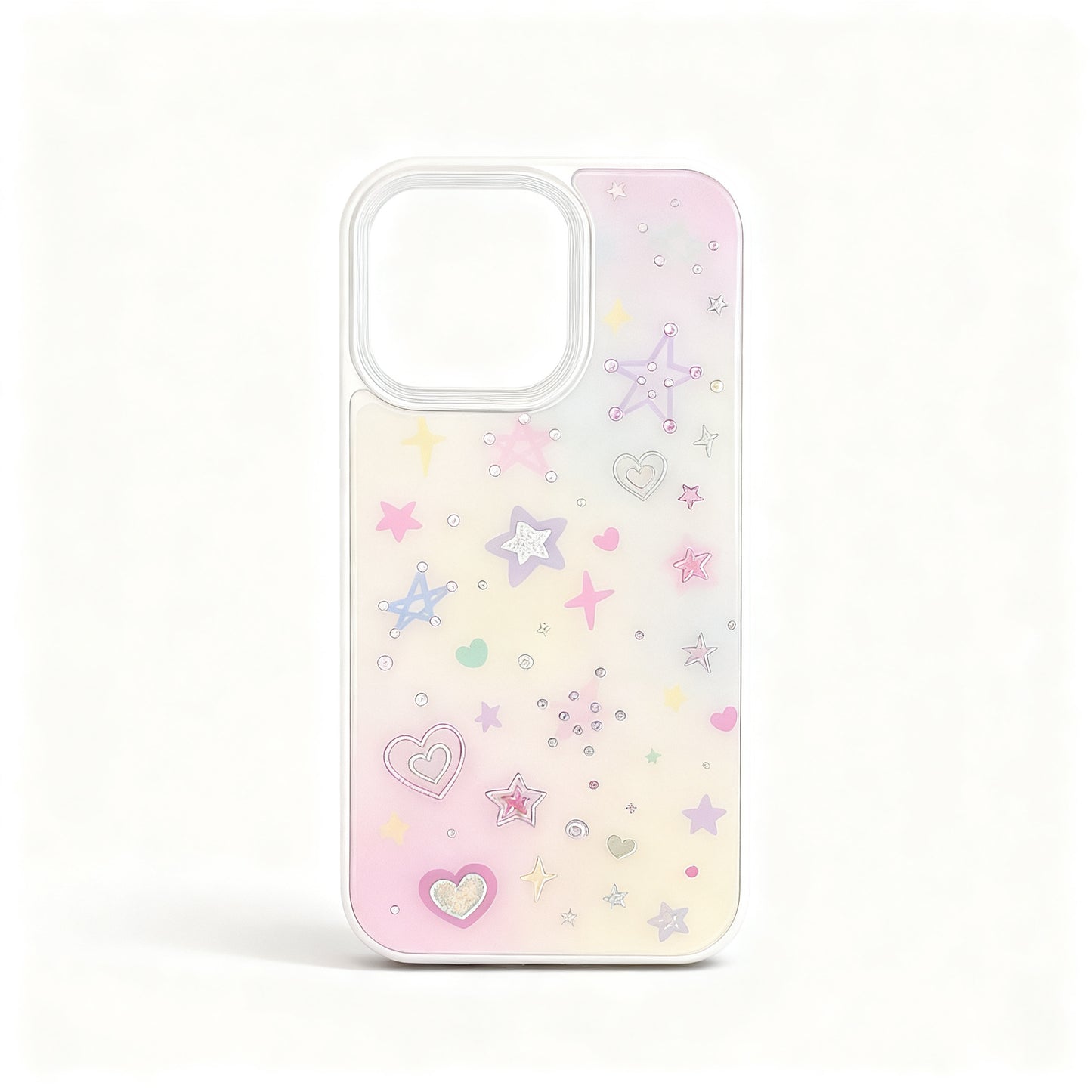 Gold Starry Glitter Soft Phone Case for iPhone