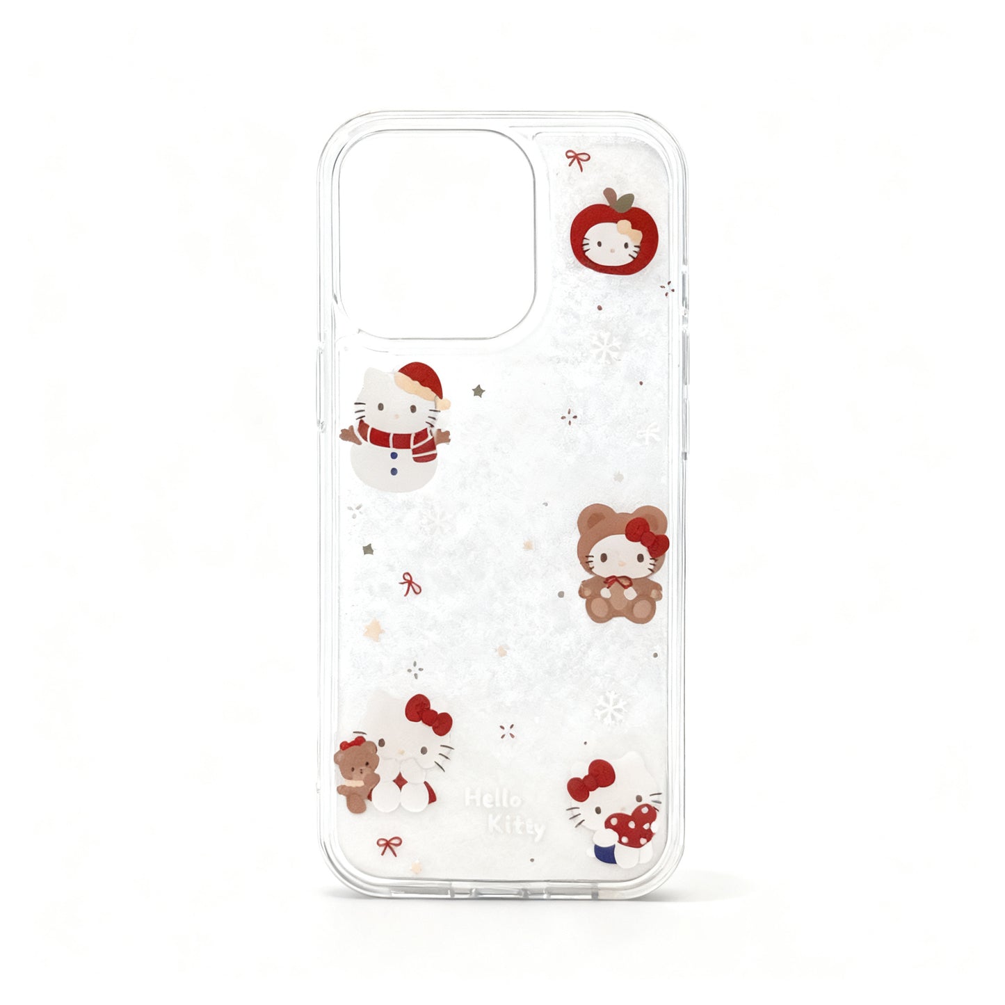 Cute Cat Glitter Stand Phone Case for iPhone