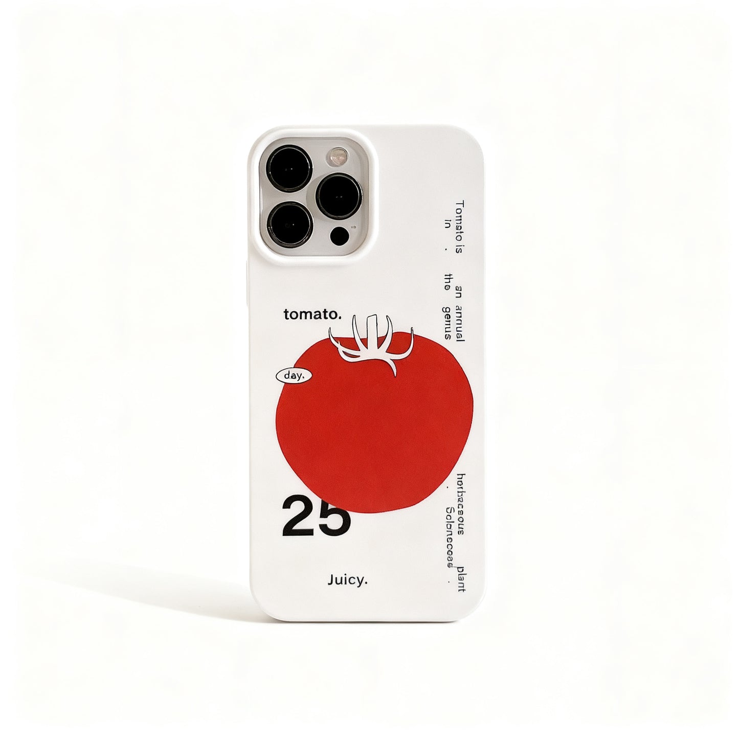 Glossy Tomato Vintage Art Phone Case for iPhone
