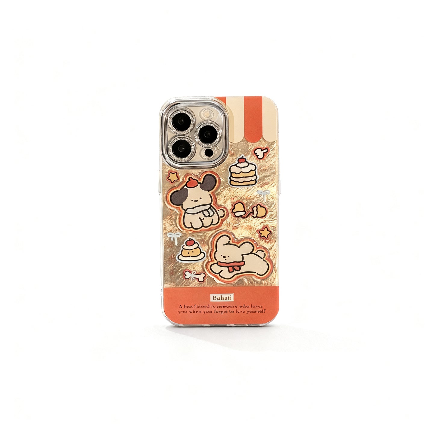 Cute Red Plaid Dog Soft Phone Case for iPhone