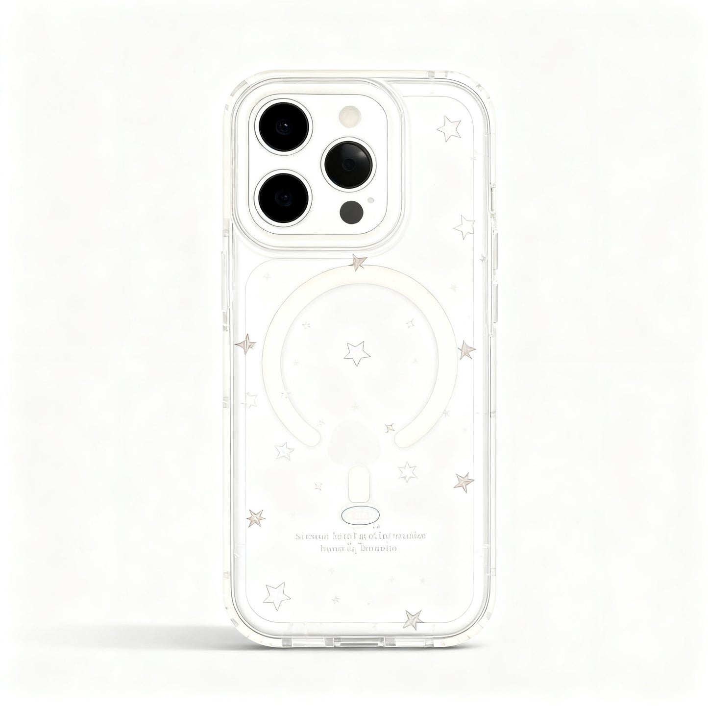 Cute Cat Transparent Magnetic Phone Case for iPhone