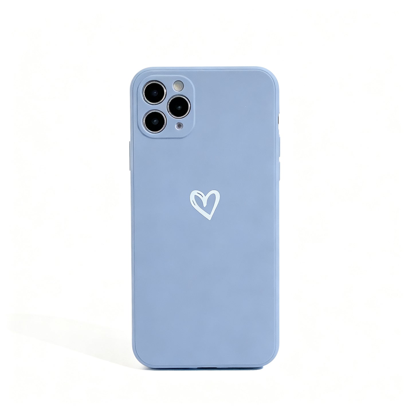Pink Heart Matte Phone Case for iPhone