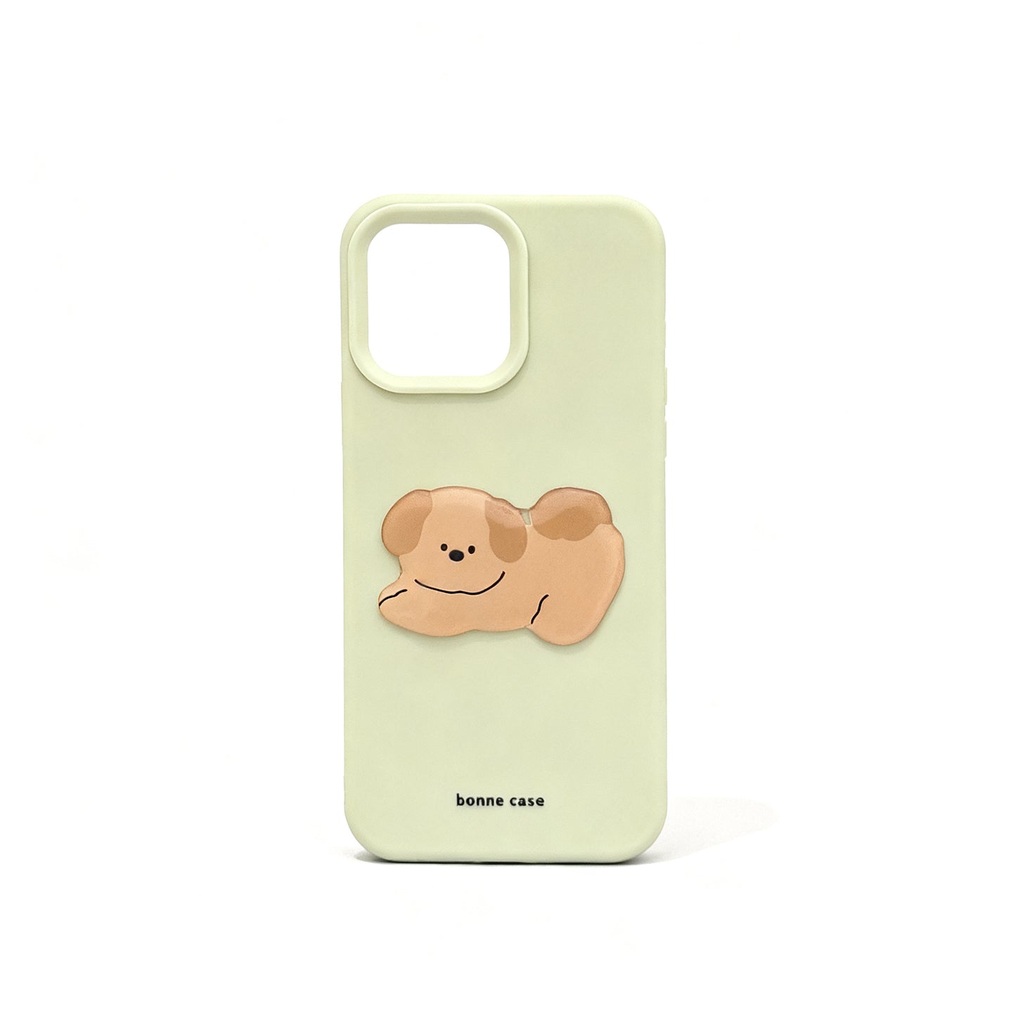 Cute Beige Dog Soft Phone Case for iPhone