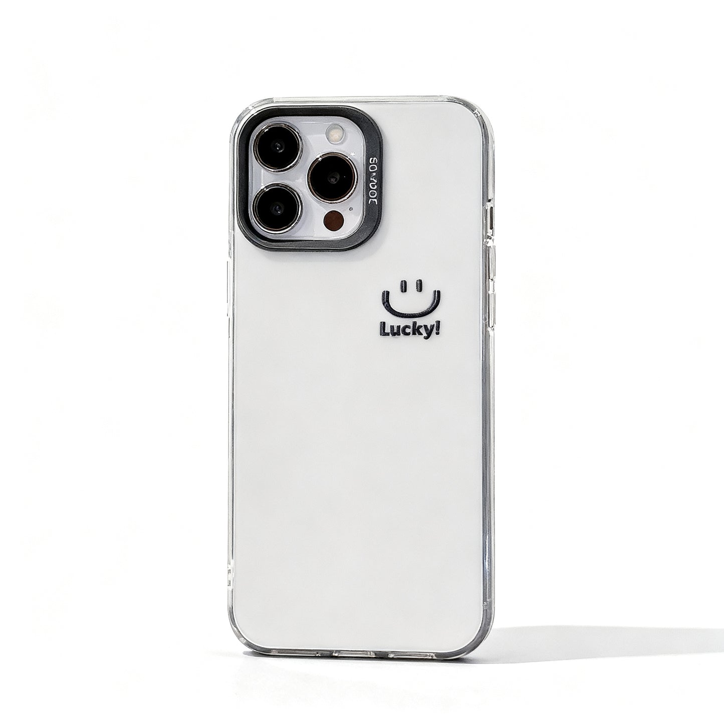 Glossy Yellow Smiley Face Shockproof Phone Case for iPhone