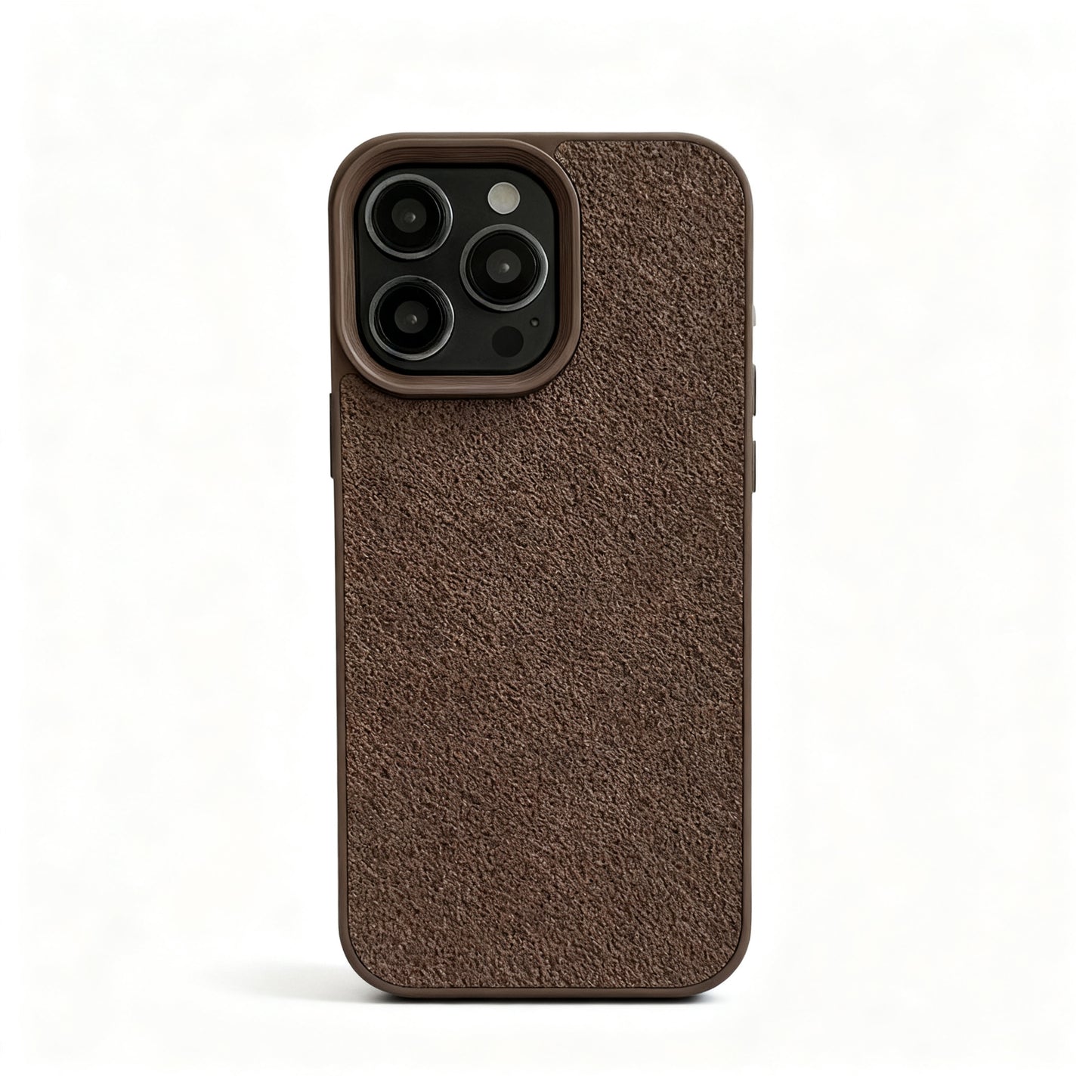 Deep Brown Moon Crater Texture Vintage Phone Case for iPhone