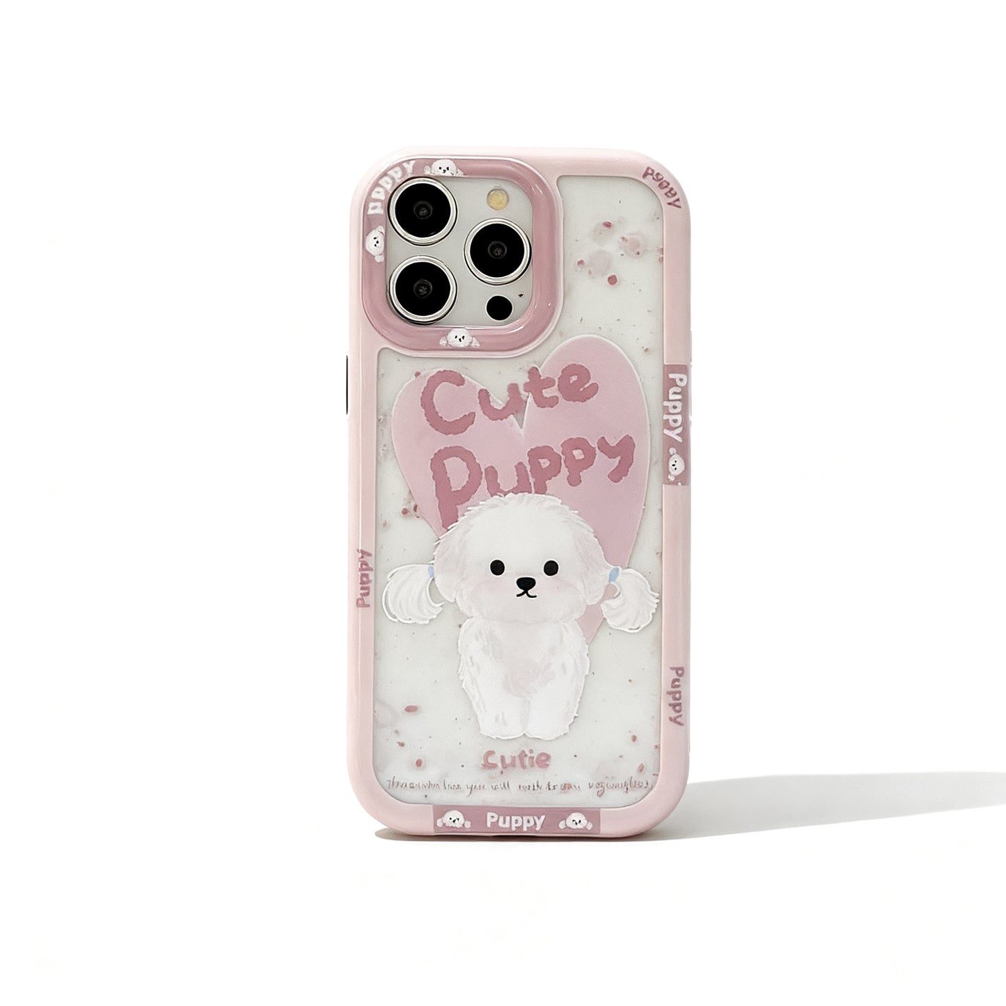 Cute Dog Print Magnetic Stand Phone Case for iPhone