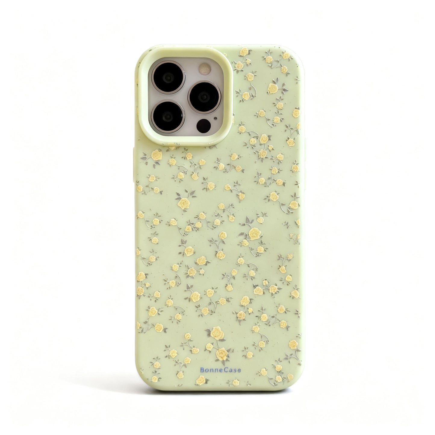 Yellow Floral Soft Phone Case for iPhone