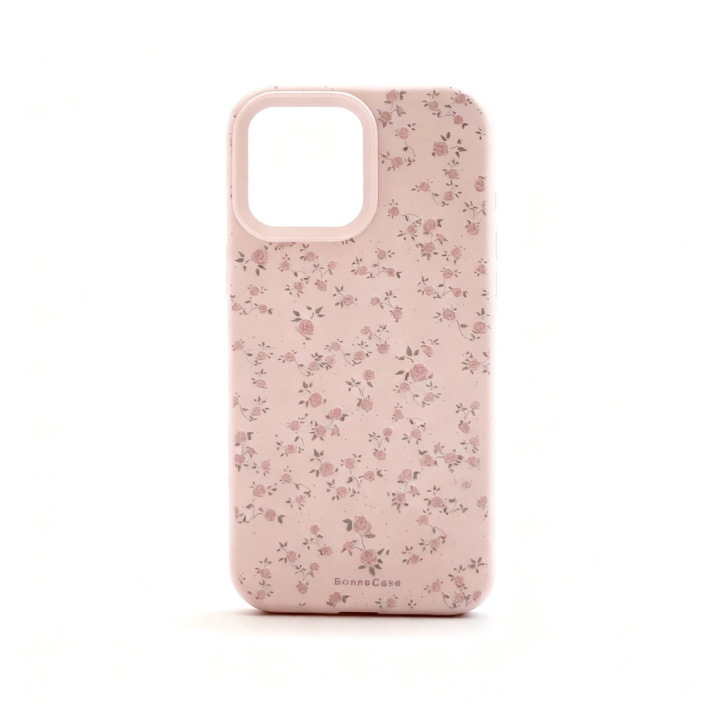 Pink Rose Floral Soft Silicone Phone Case for iPhone