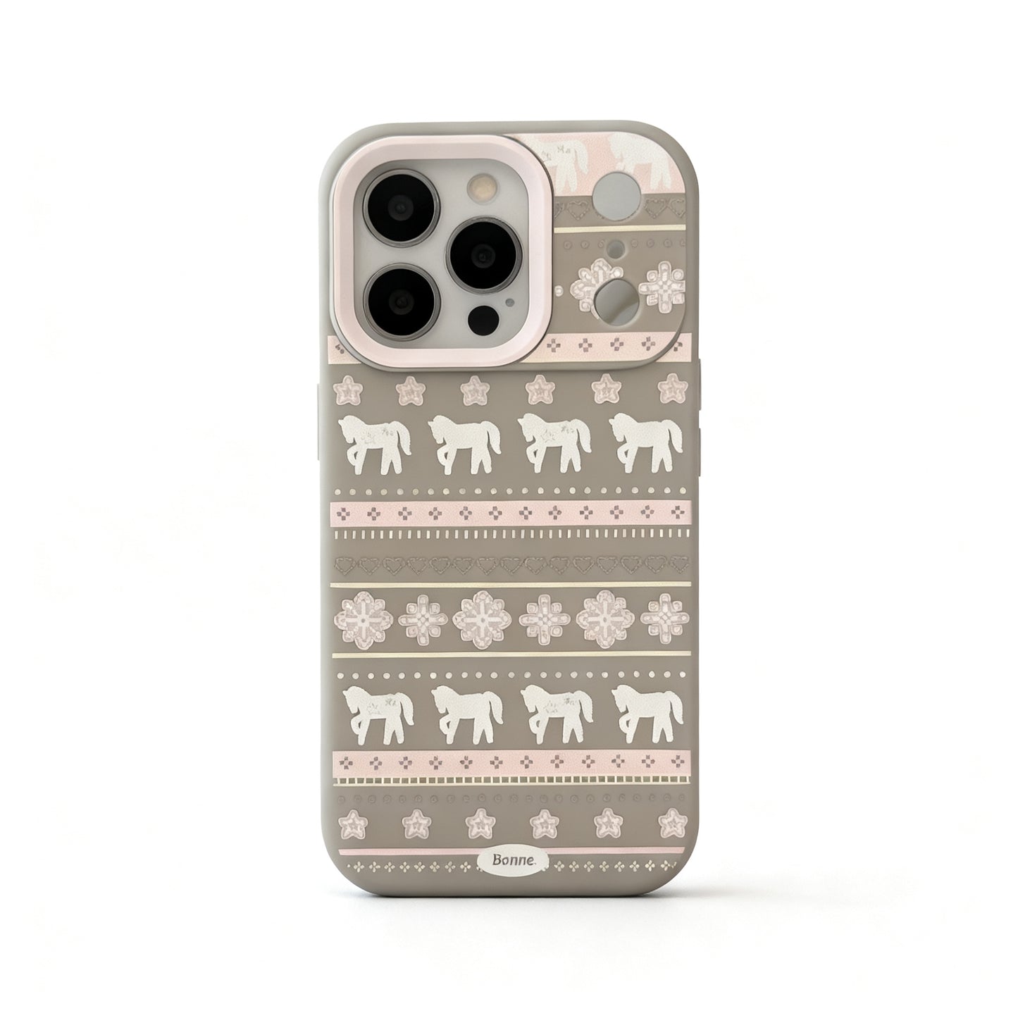 Vintage Style Horse Print Matte Phone Case for iPhone