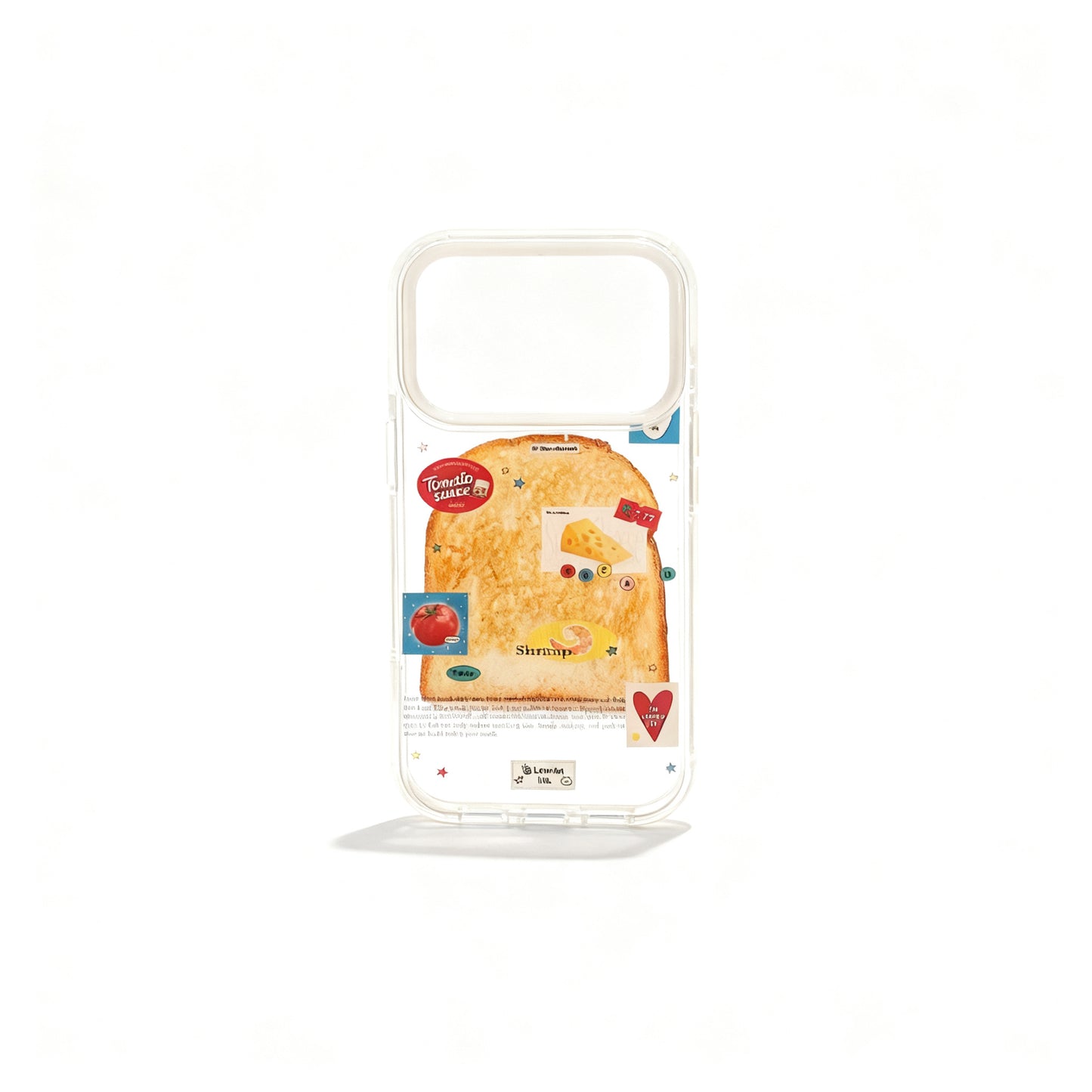 Cute Toast and Egg Heart Magnetic Phone Case for iPhone