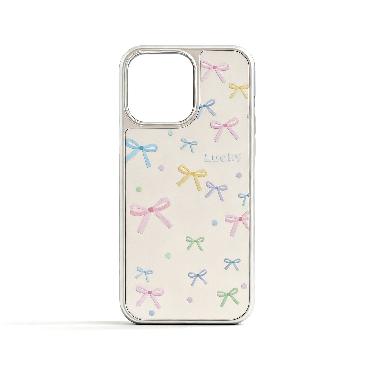 Korean Style Colorful Bow Phone Case for iPhone