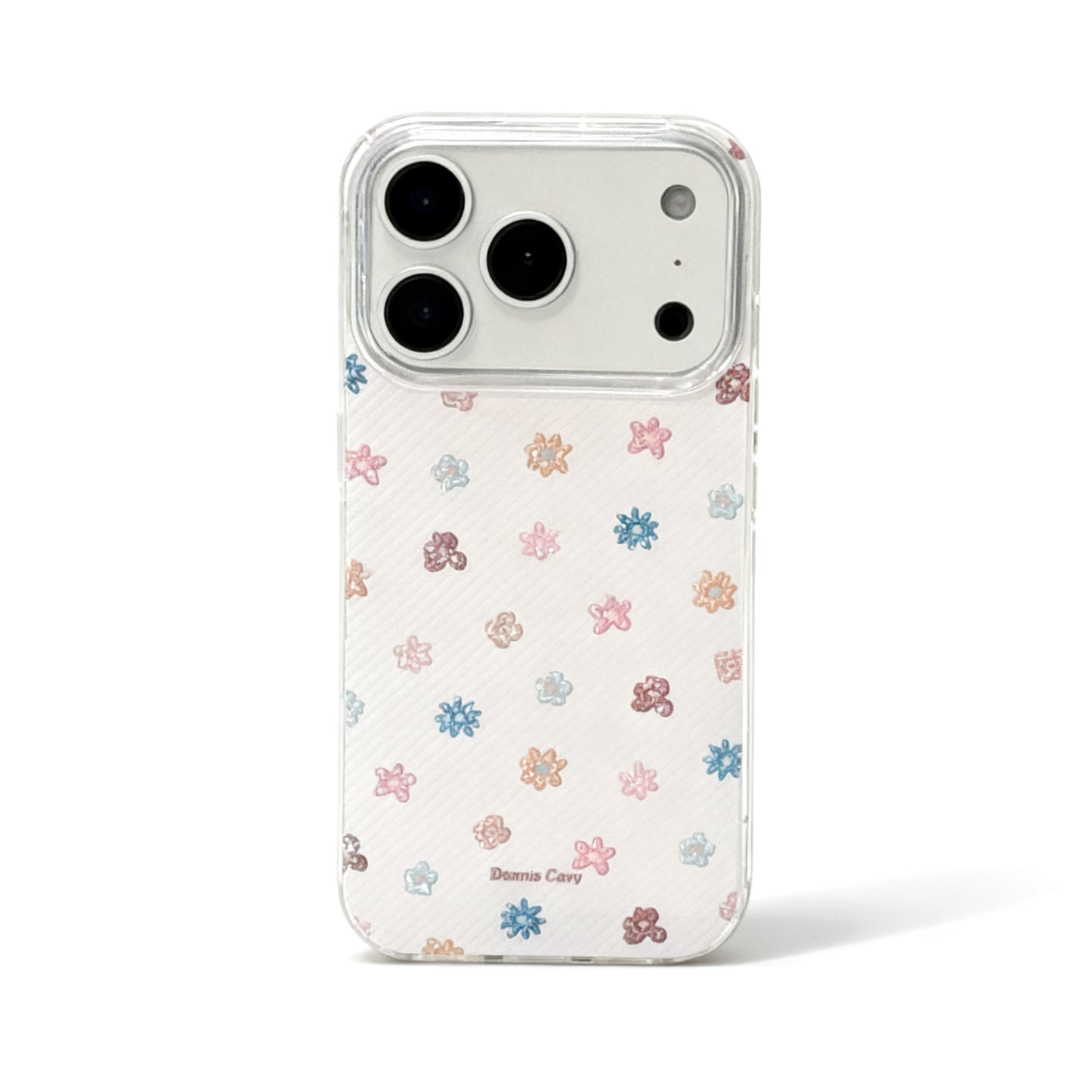 Pink Floral Shockproof Phone Case for iPhone
