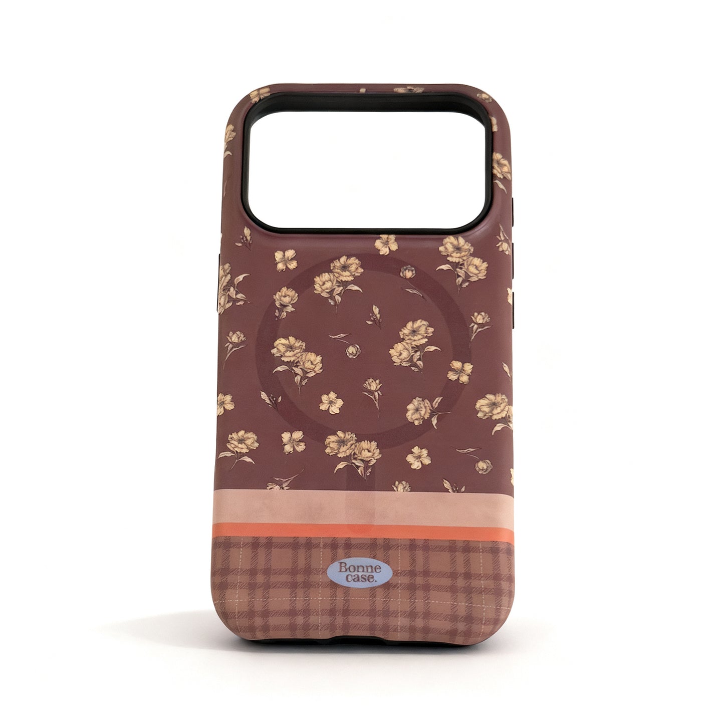 Vintage Floral Magnetic Stand Phone Case for iPhone