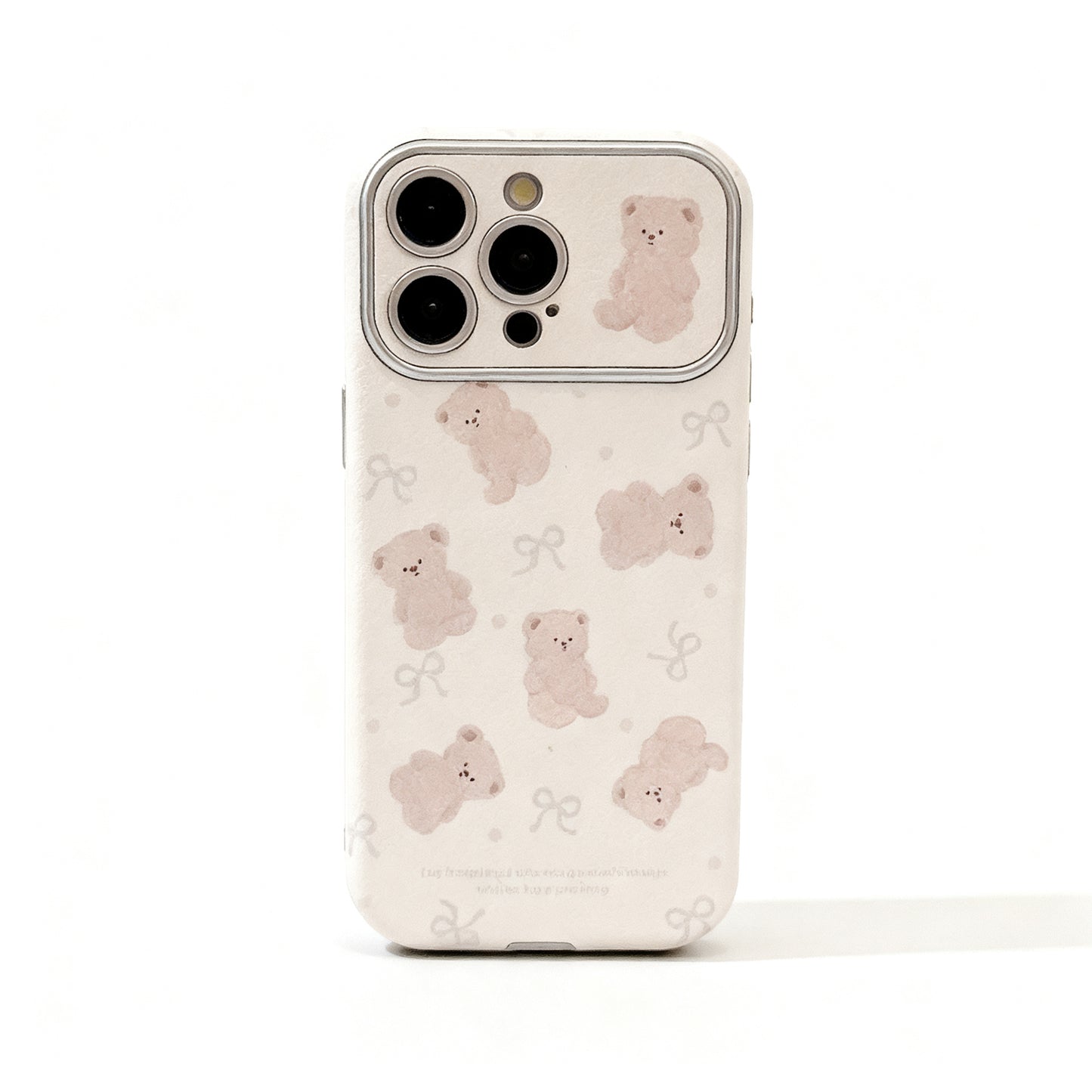 Cute Korean Style Bear Stand Phone Case for iPhone