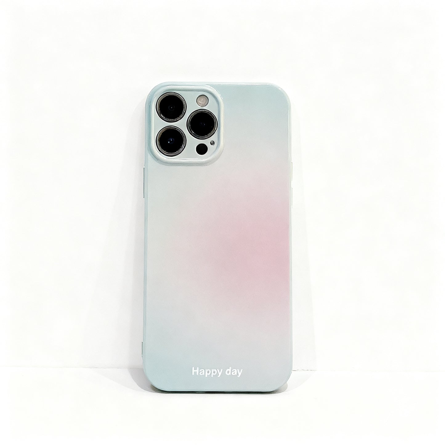 Soft Pink Gradient Simple Phone Case for iPhone