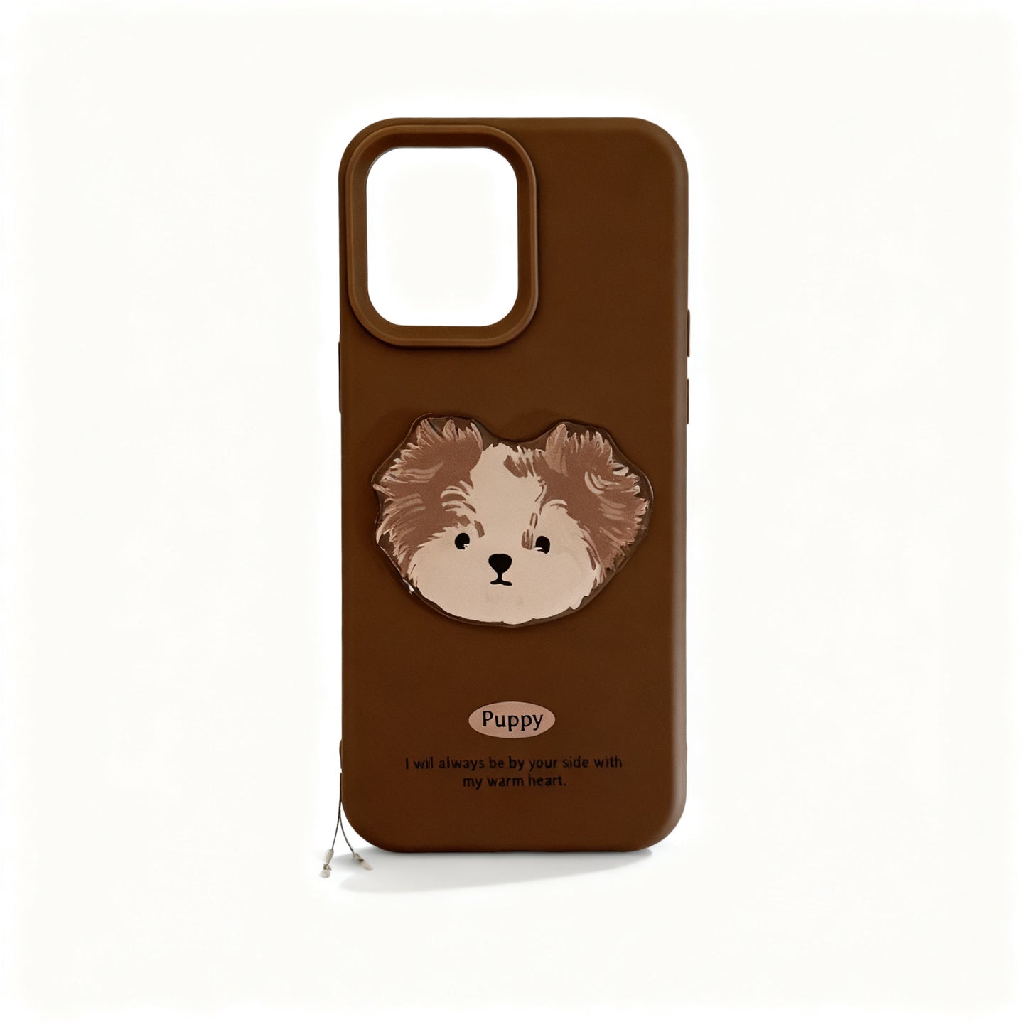 Cute Dog Design Silicone Phone Case for iPhone