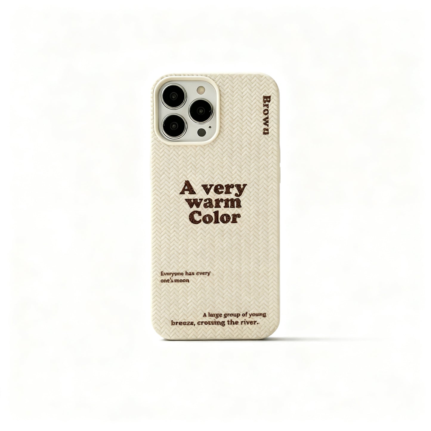 Vintage Woven Texture Soft Phone Case for iPhone