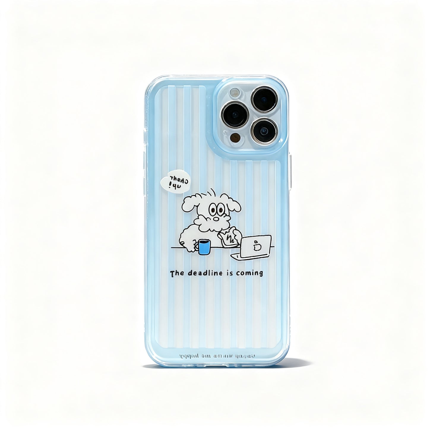 Korean Style Cute Dog Soft Silicone Phone Case for iPhone