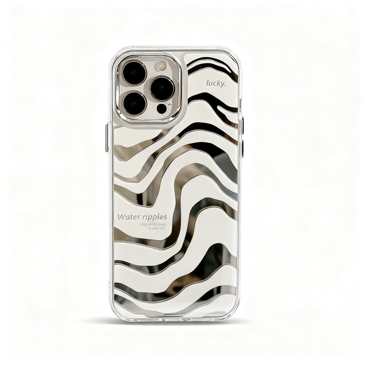 Abstract Mirror Zebra Print Phone Case for iPhone