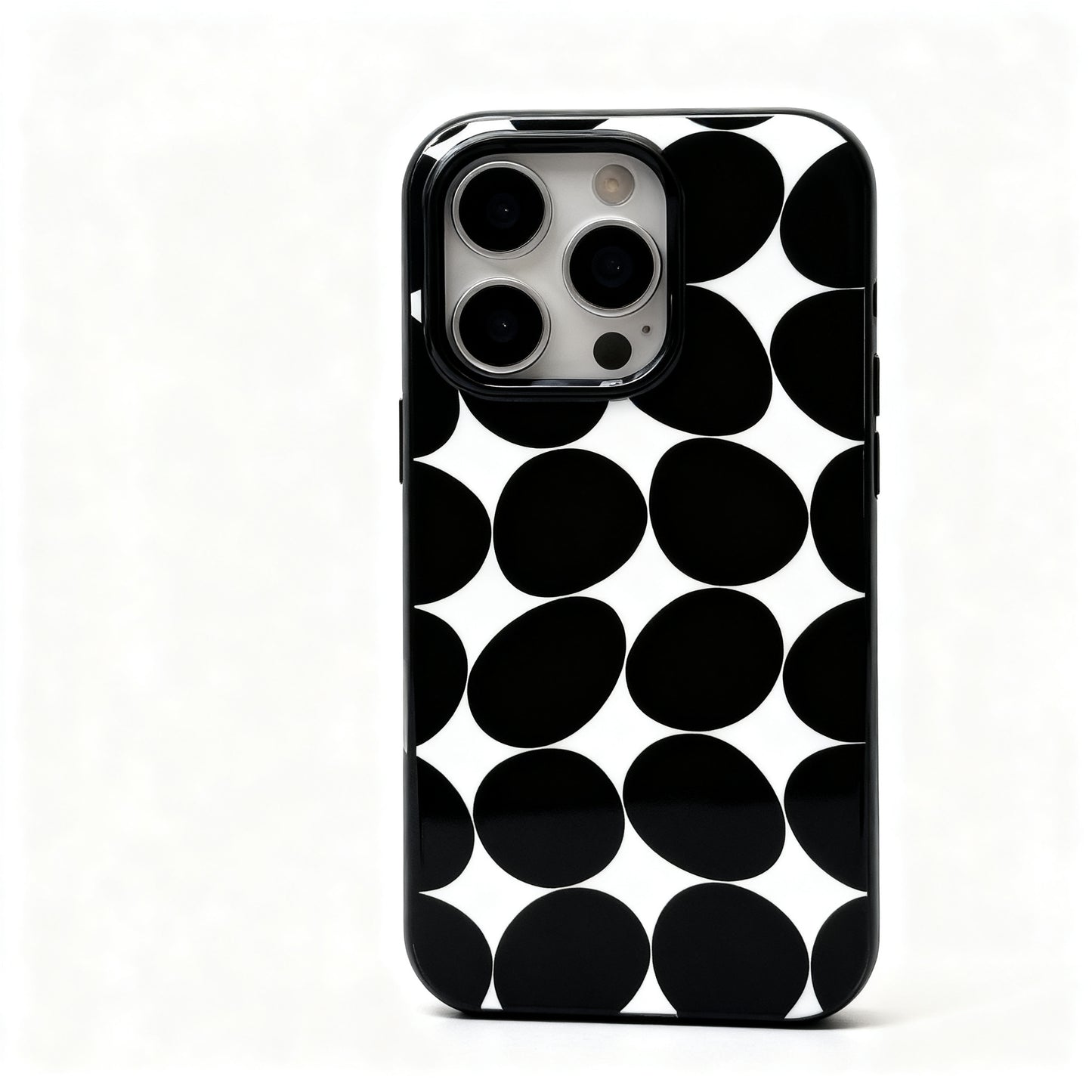 Glossy Circle Design Phone Case for iPhone