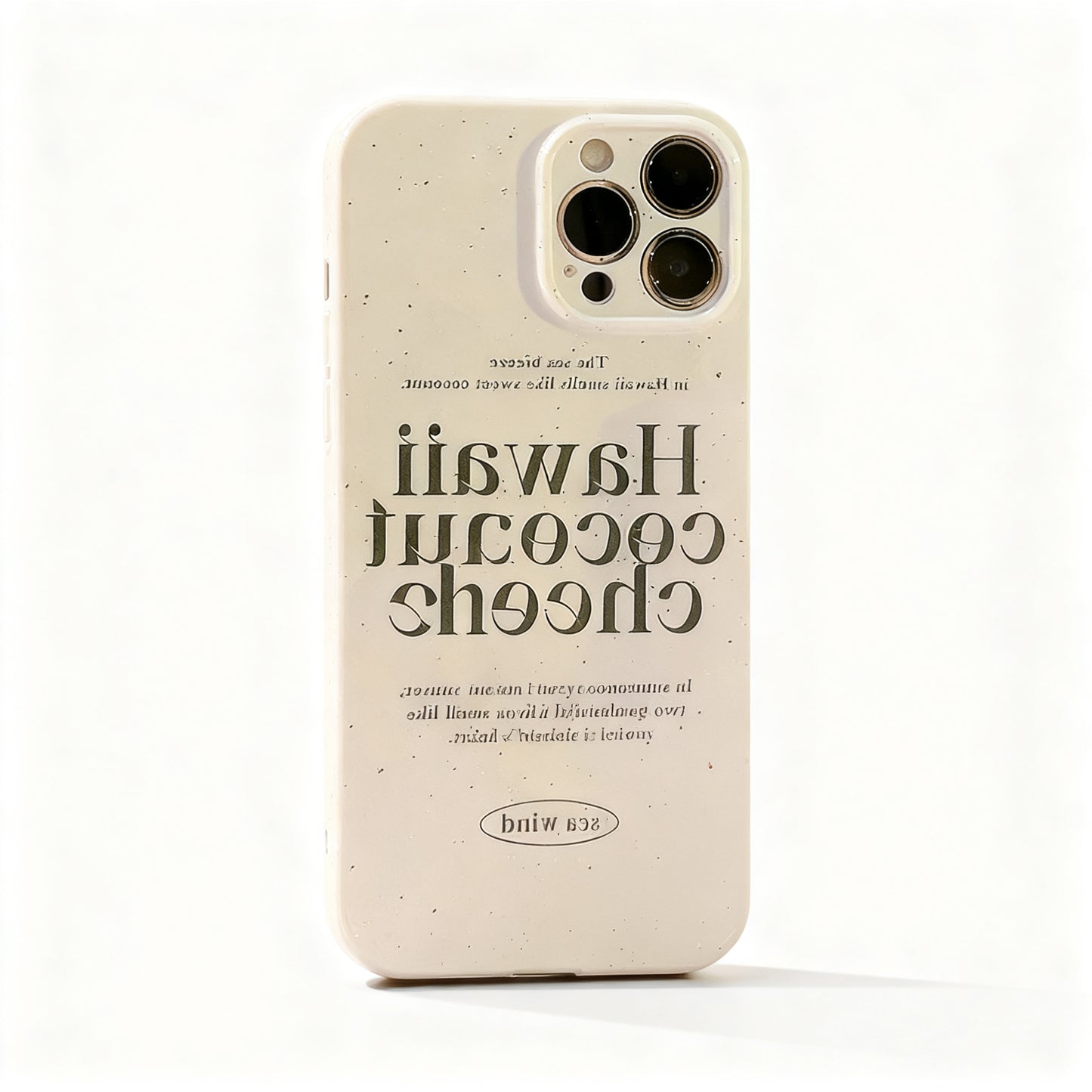 Korean Style Minimalist Text Soft Phone Case for iPhone