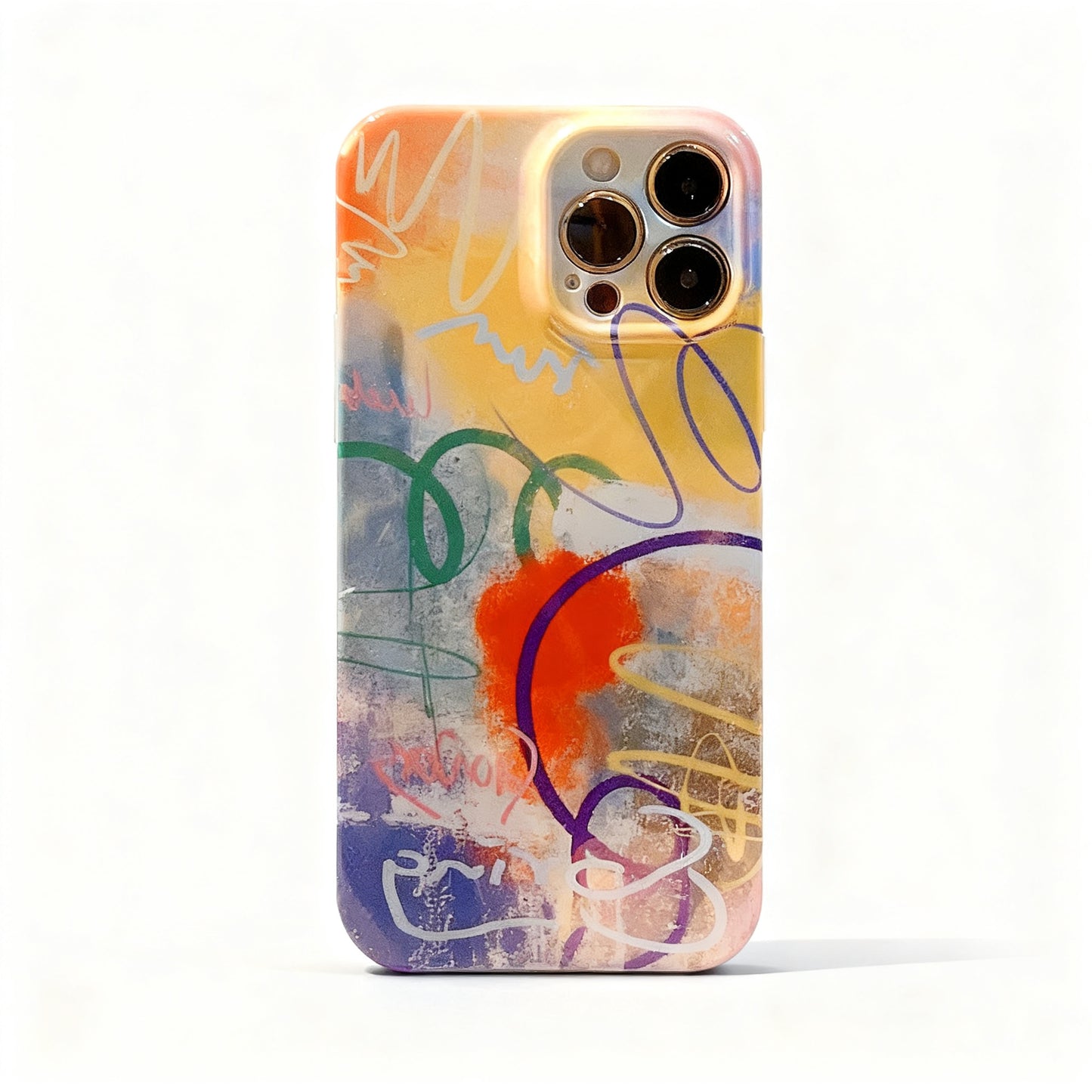 Artistic Vintage Floral Shockproof Phone Case for iPhone