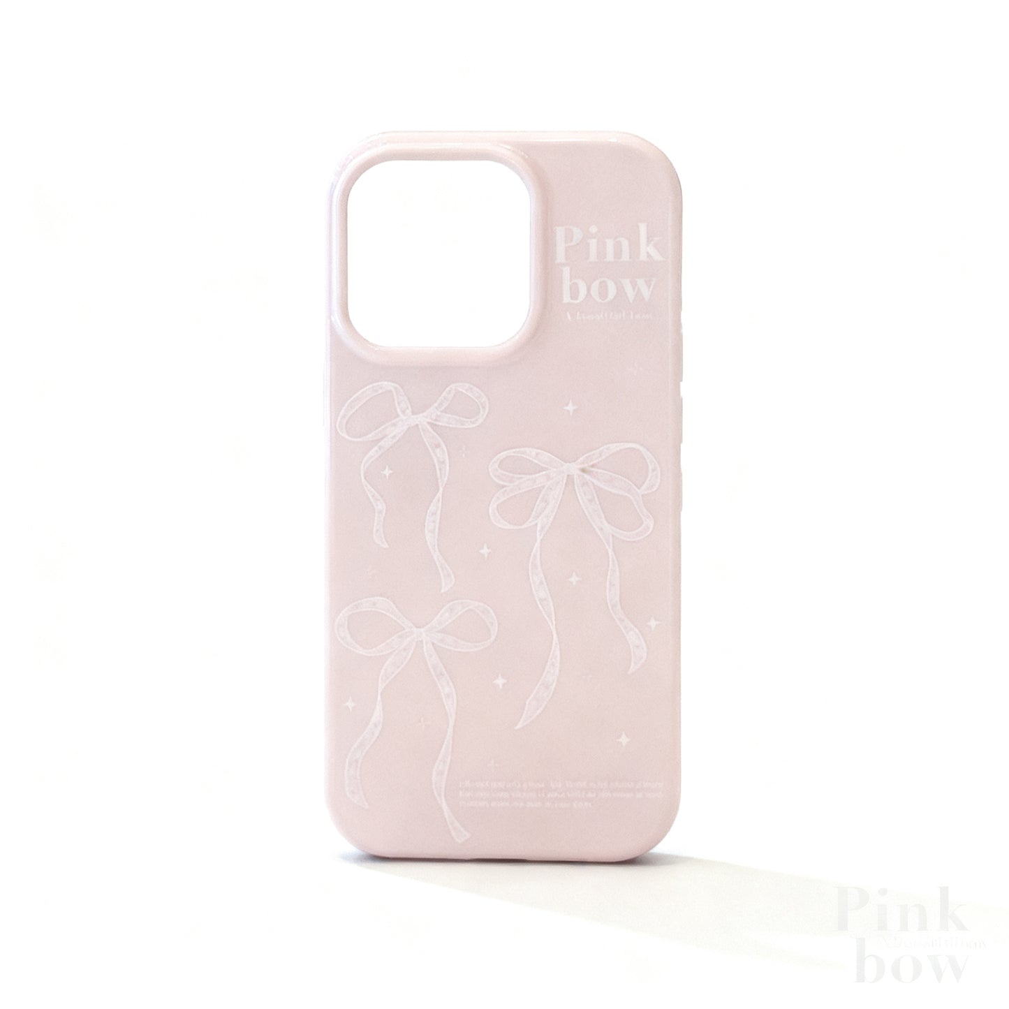 Cute Pink Ballet Bow Soft Phone Case for iPhone