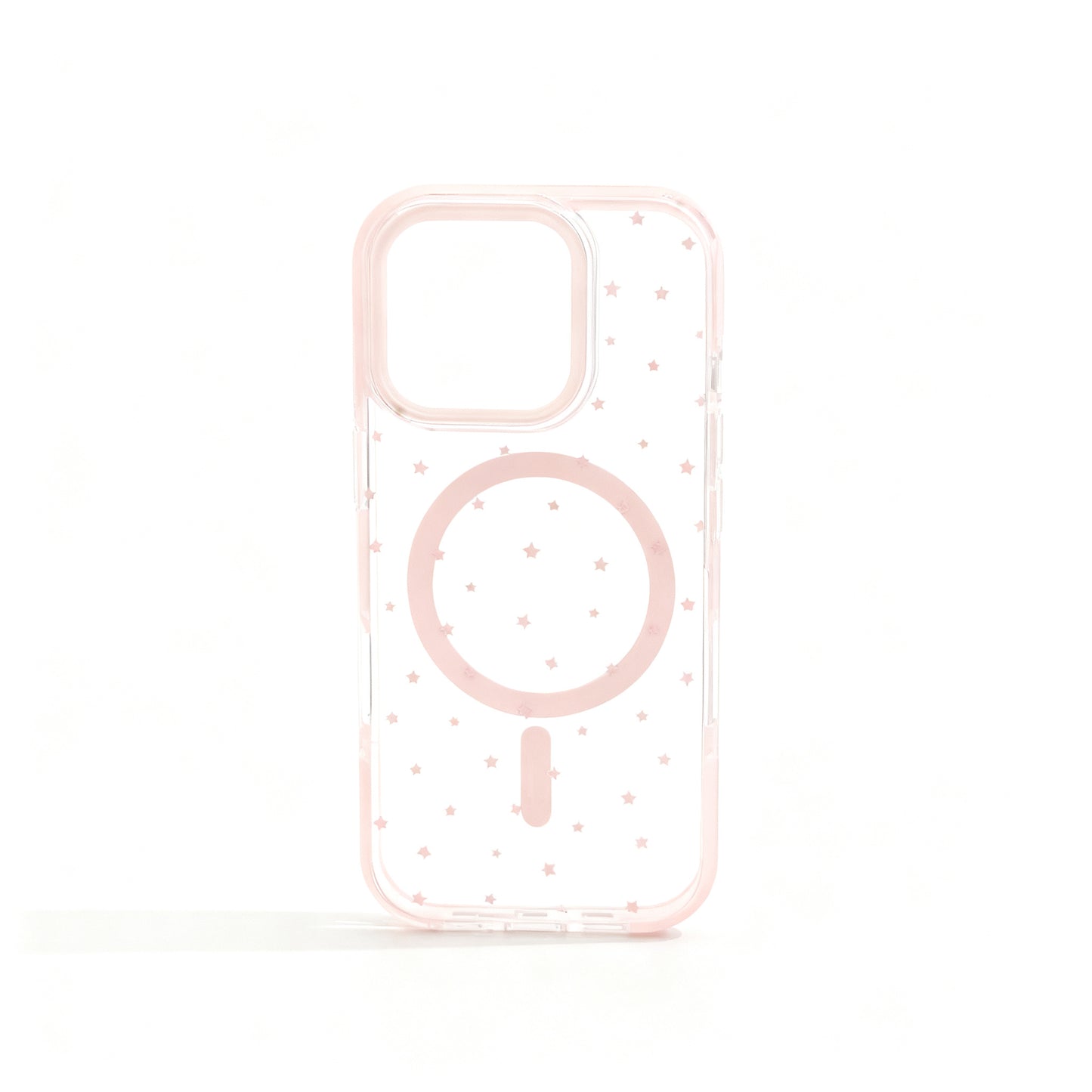 Pink Star Print Shockproof Phone Case for iPhone