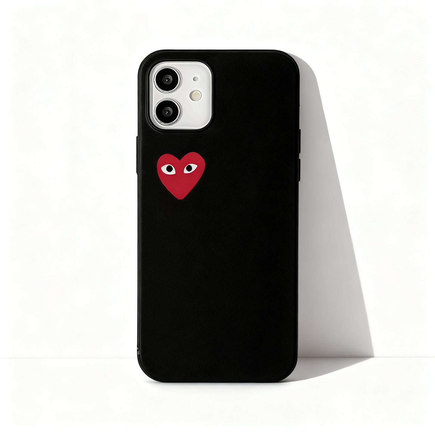Pink Heart Soft Phone Case for iPhone