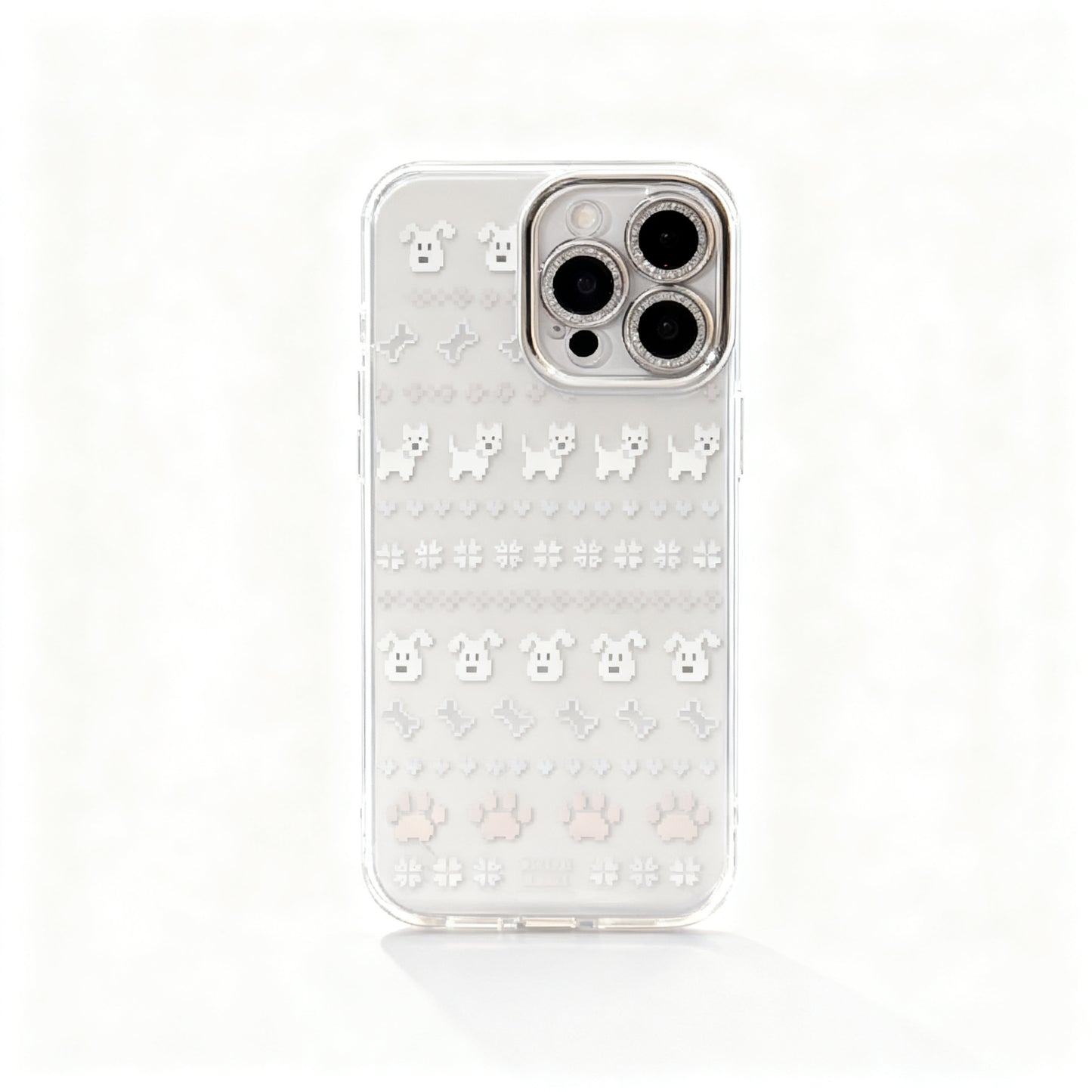 Cute Dog Winter Design Soft Phone Case for iPhone
